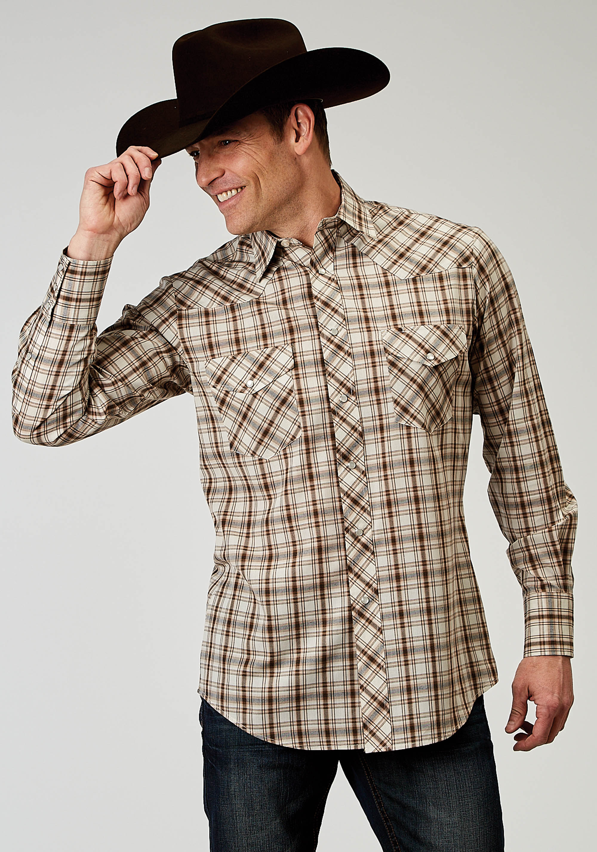 Karman Classics- 55/45 Plaids Mens Brown 1968 Desert Plaid