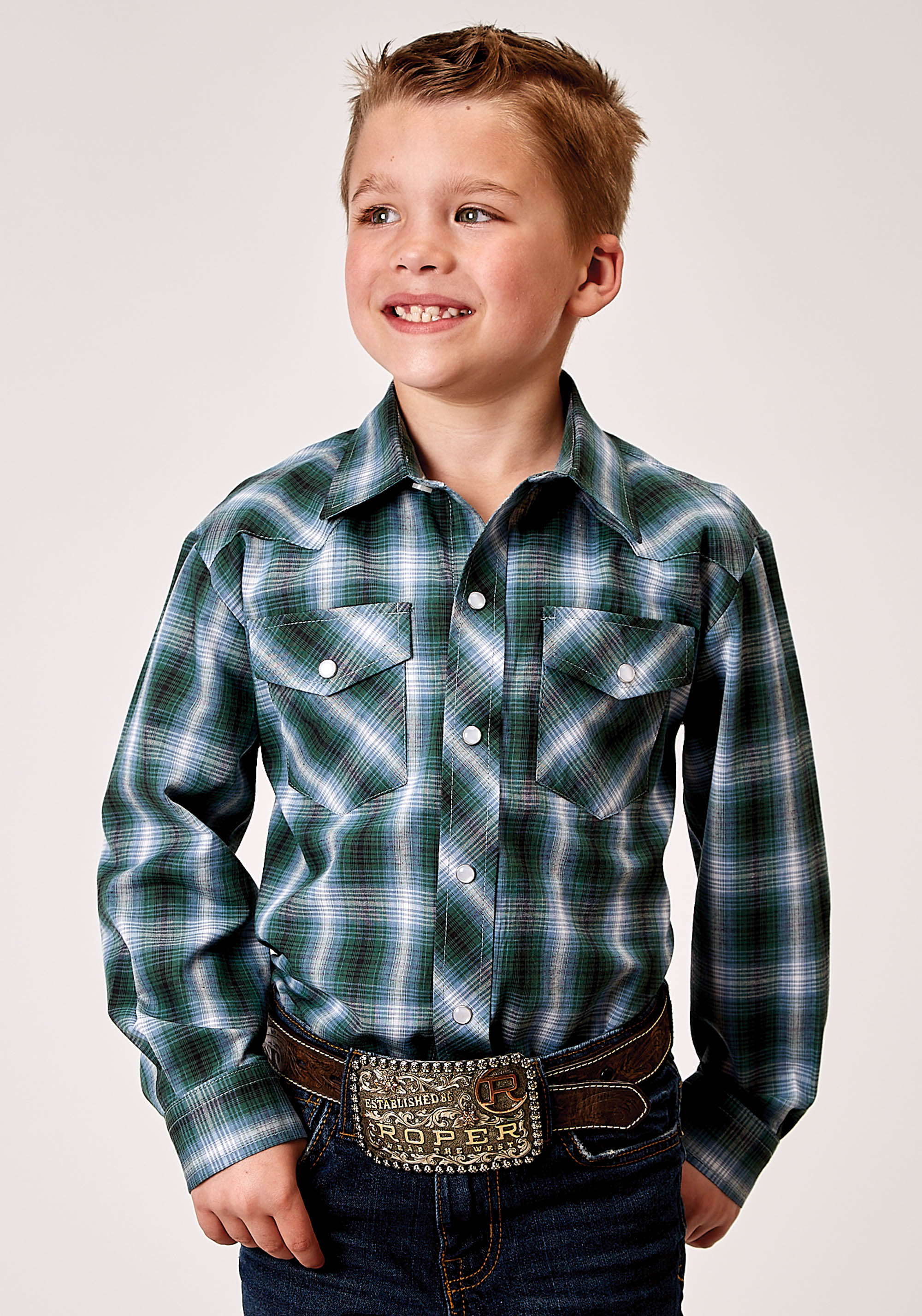 Karman Classics- 55/45 Plaids Boys Blue 1967 Ocean Plaid