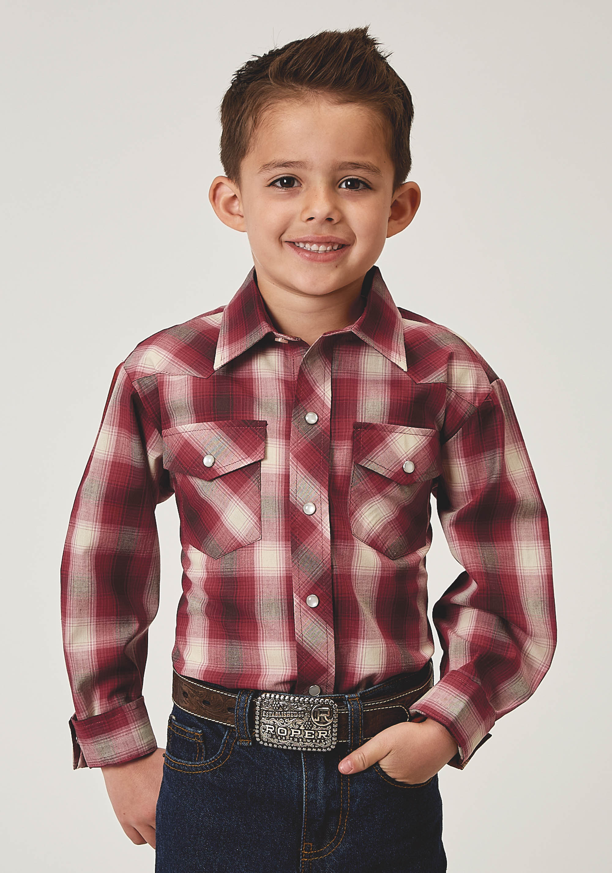 Karman Classics- 55/45 Plaids Boys 1974 Red Plaid