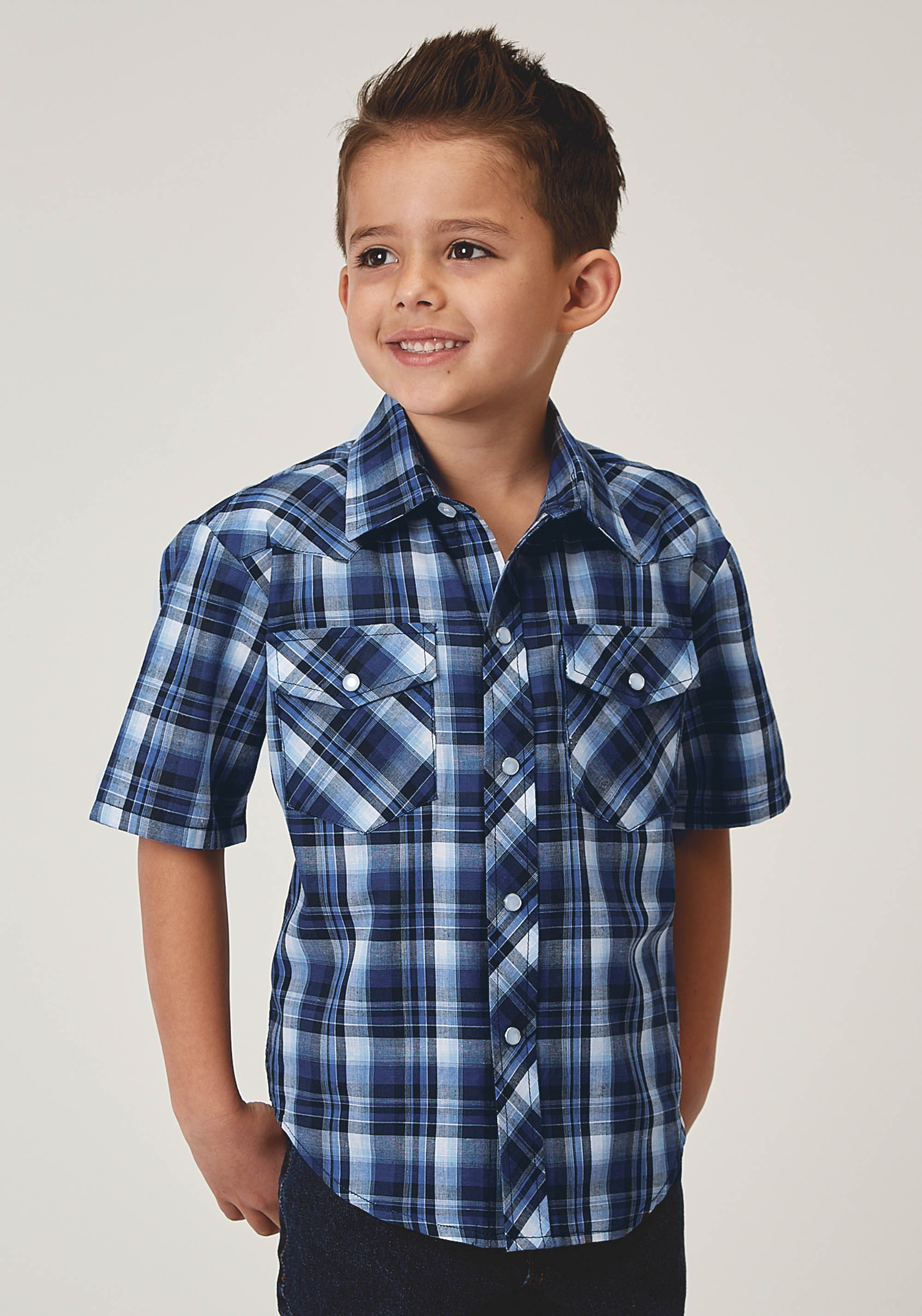 Karman Classics- 55/45 Plaids Boys Blue 1975 Midnight Plaid