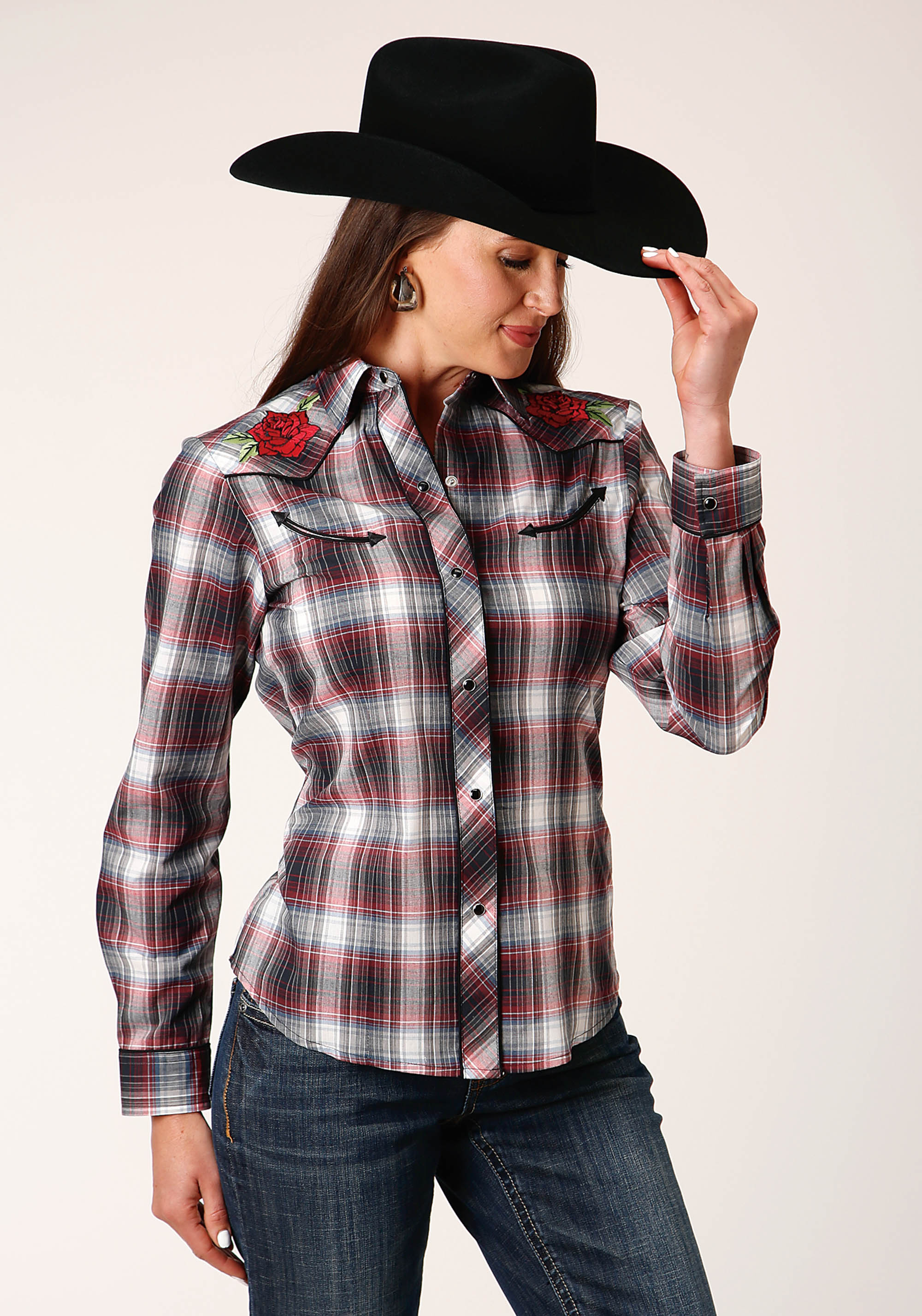 Karman Special Styles Womens 1713 Red/black/white Plaid