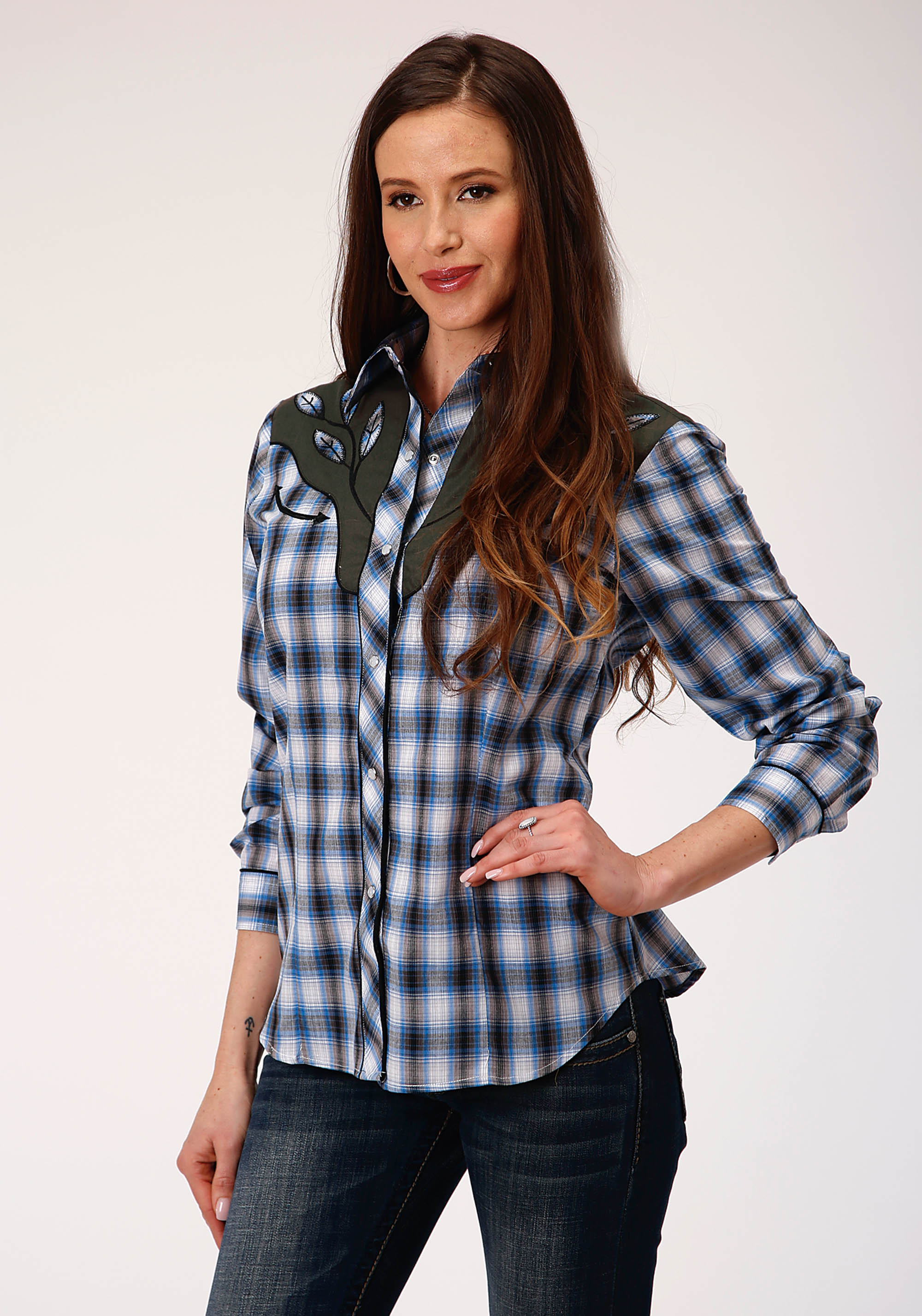 Karman Special Styles Womens Blue 00311 Na/bu/gy/wh Plaid