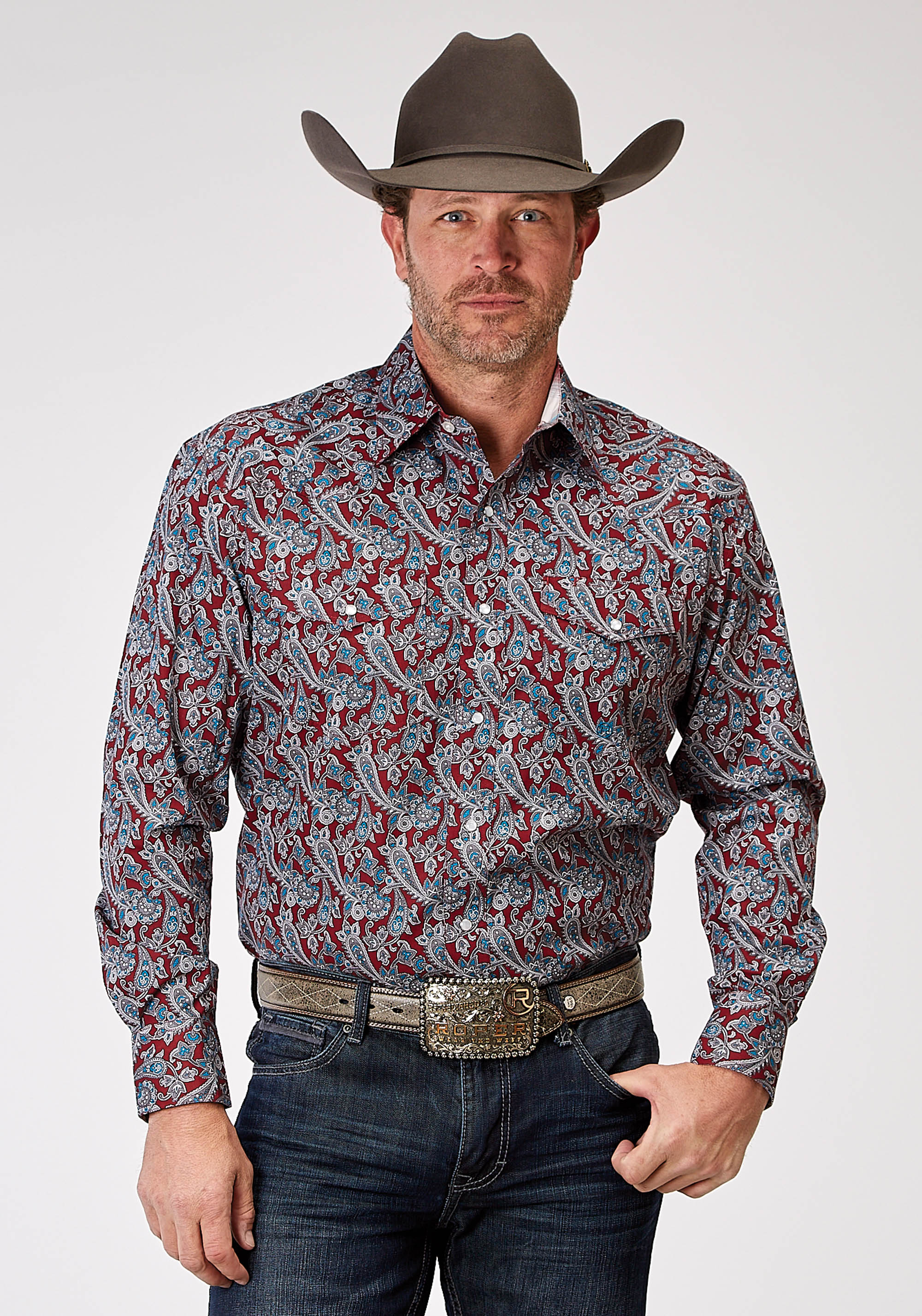 Men’s Amarillo Collection- Red River Mens 1935 Red River Paisley