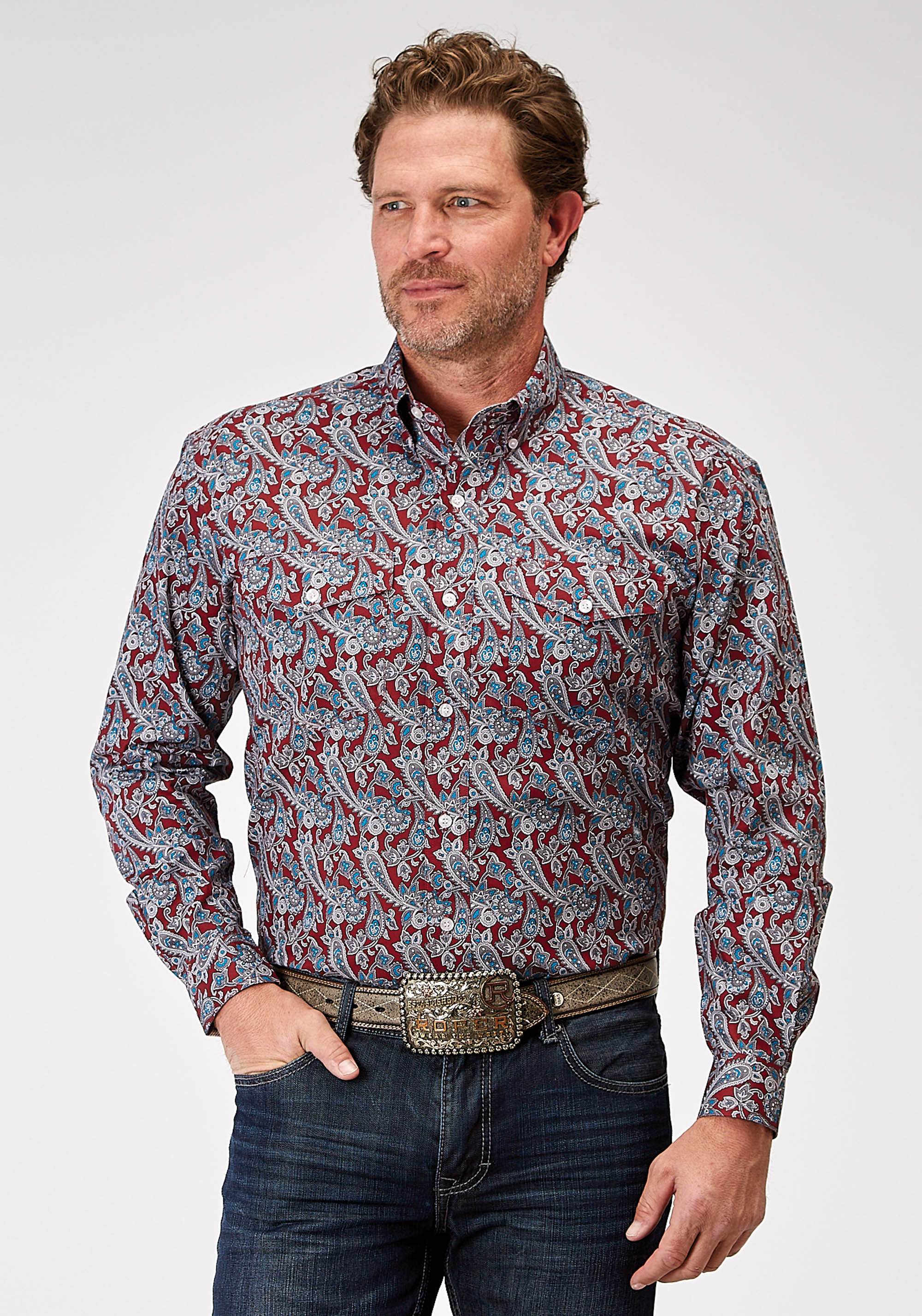 Men’s Amarillo Collection- Red River Mens 1935 Red River Paisley