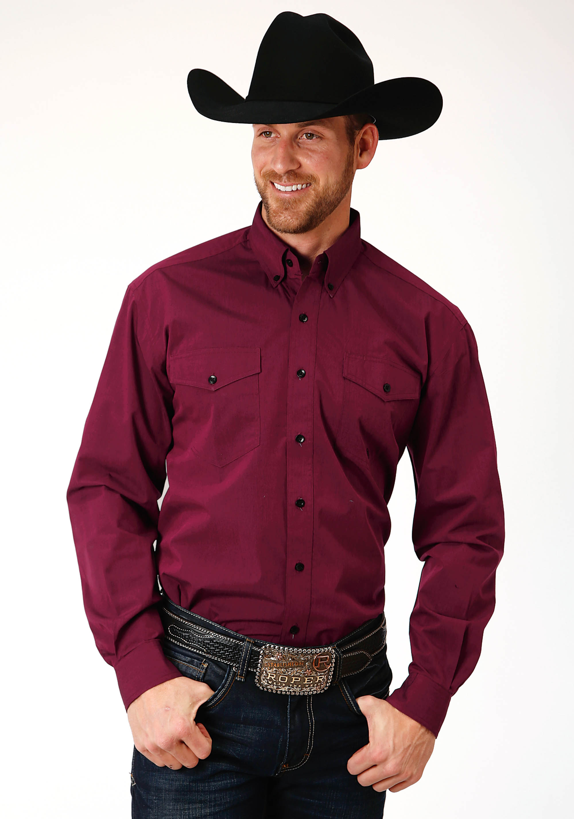 Men’s Amarillo Collection- Vintage Wine Mens 00383 Solid Black Fill – Wine