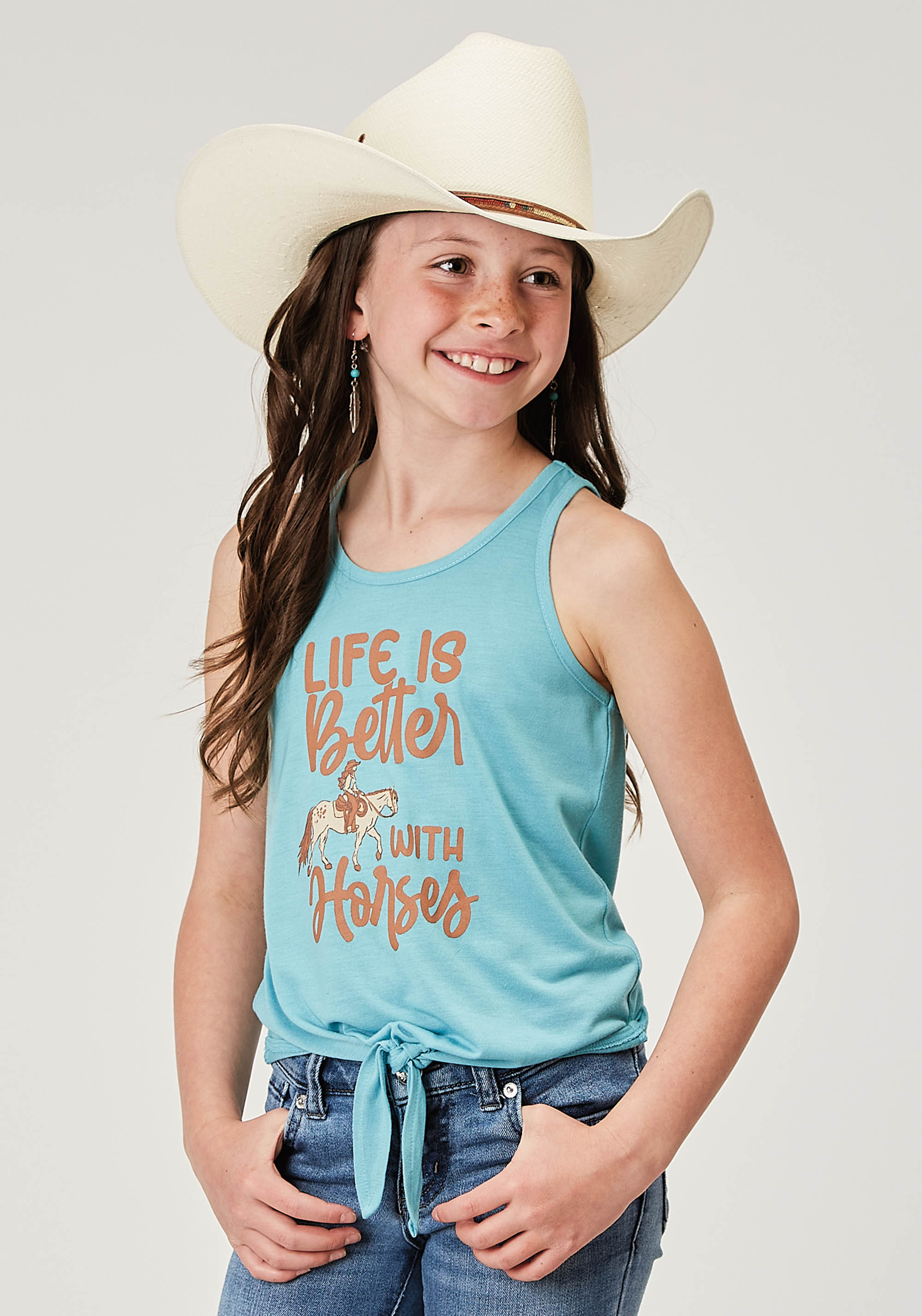 Five Star Girls – Spring I Girls Blue 2011 Lt Bu P/r Racerback Tank