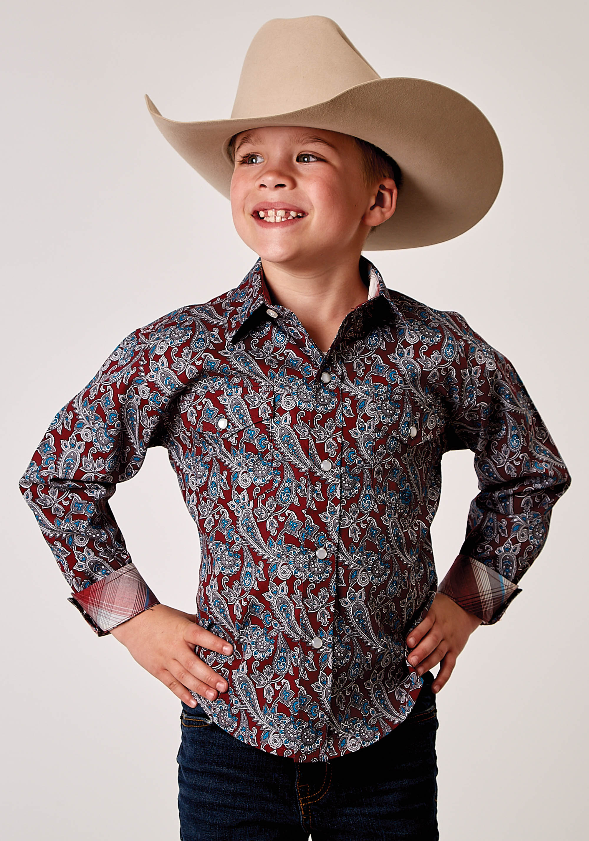 Boy’s Amarillo Collection- Red River Boys 1935 Red River Paisley