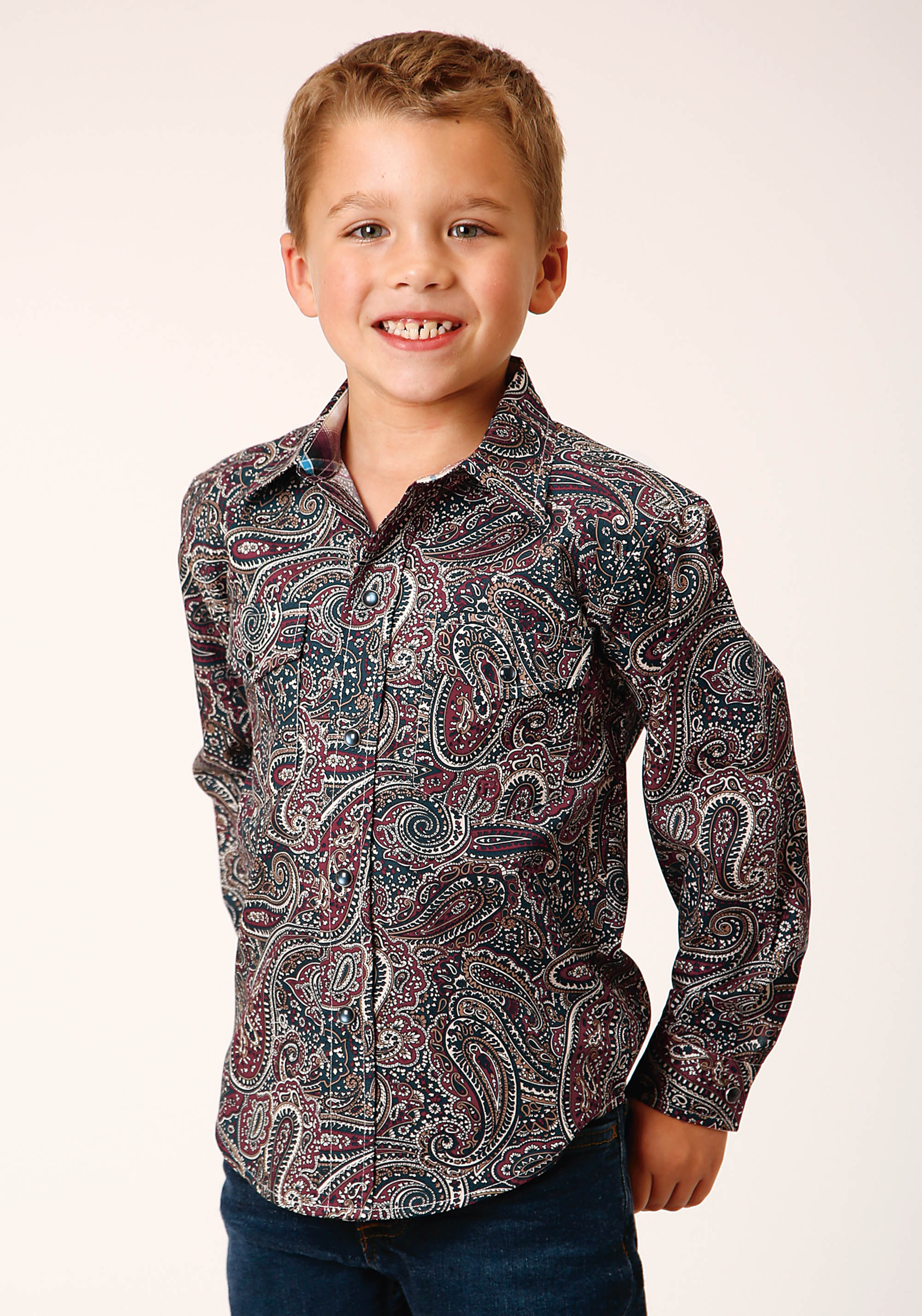 Boy’s Amarillo Collection-ruby Falls Boys Multi 1664 Old Time Paisley