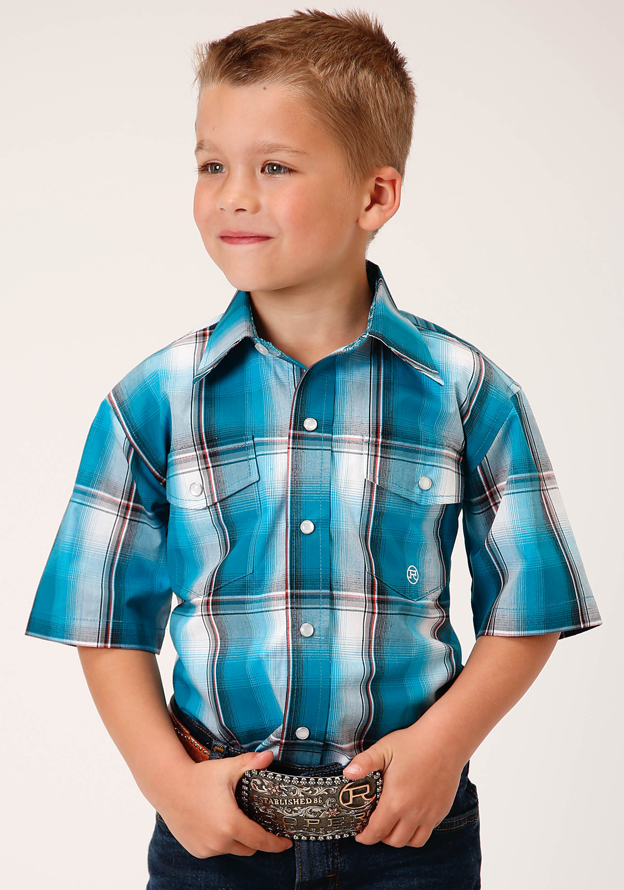 Boy’s Amarillo Collection- Turquoise Pool Boys Turquoise 1454 Deep Pool Ombre