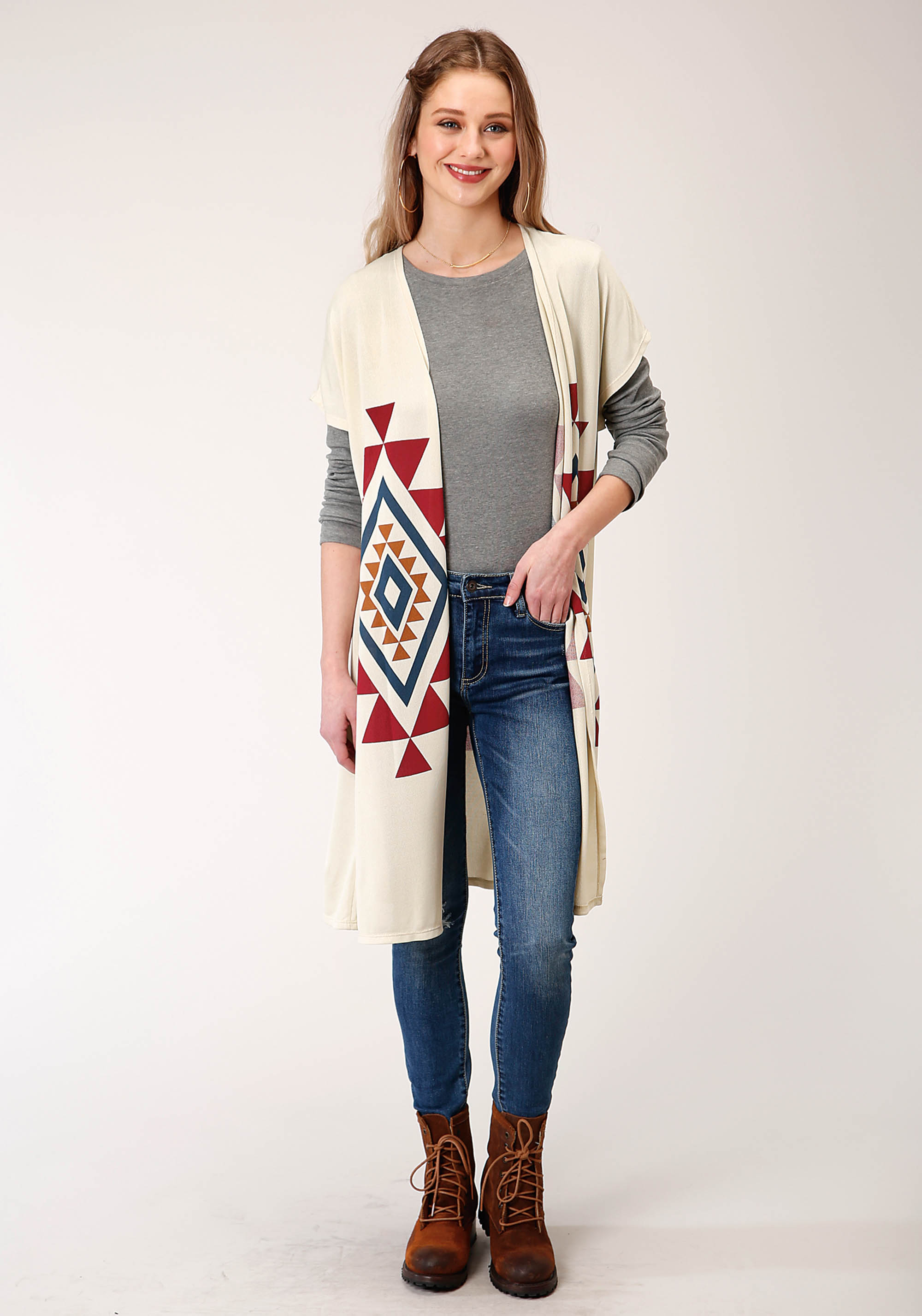 Five Star Collection- Fall Iii Womens 00970 Cream Sweater Cardigan