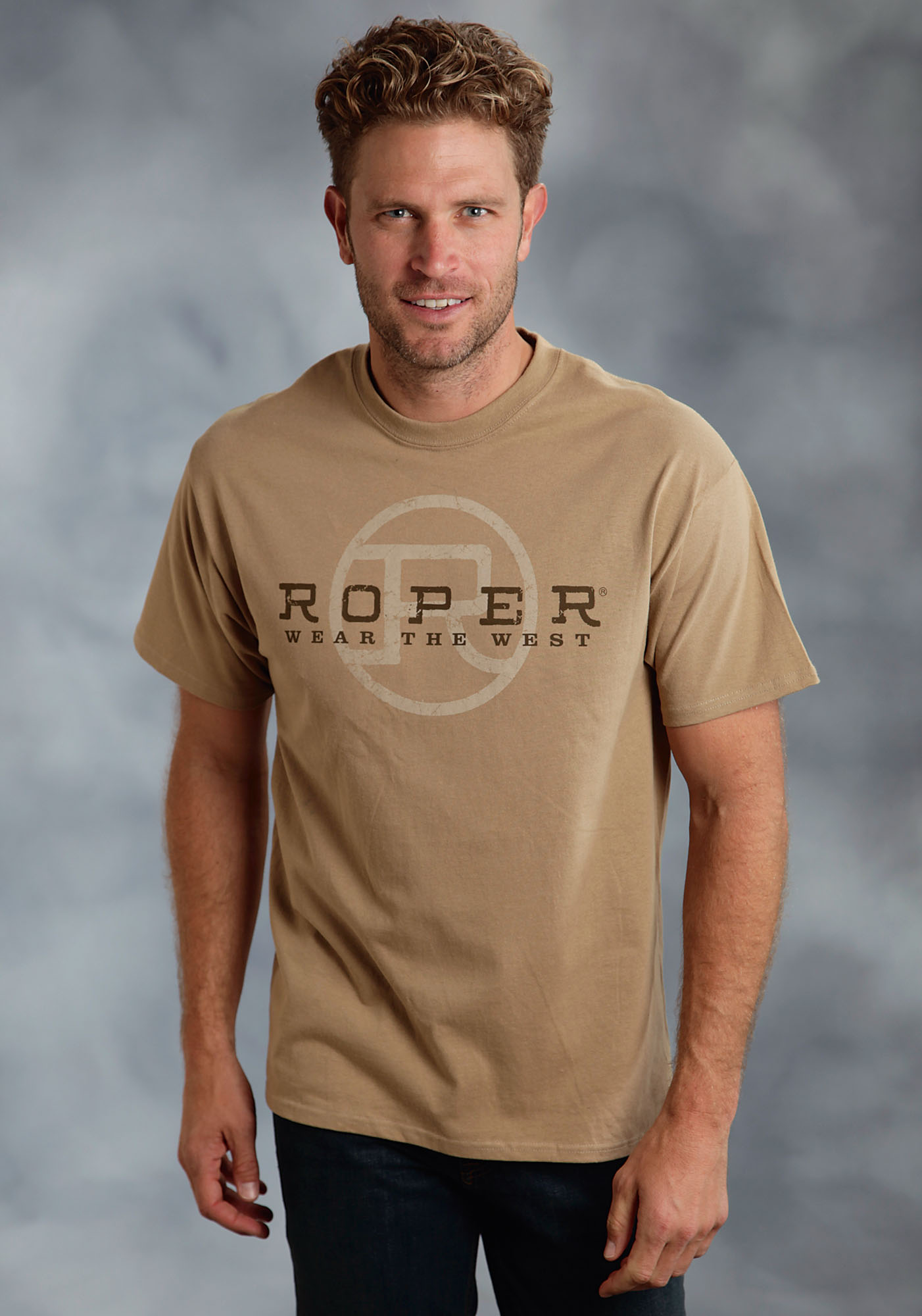 Unisex Camel Roper R Wear The West Promo Tshirt