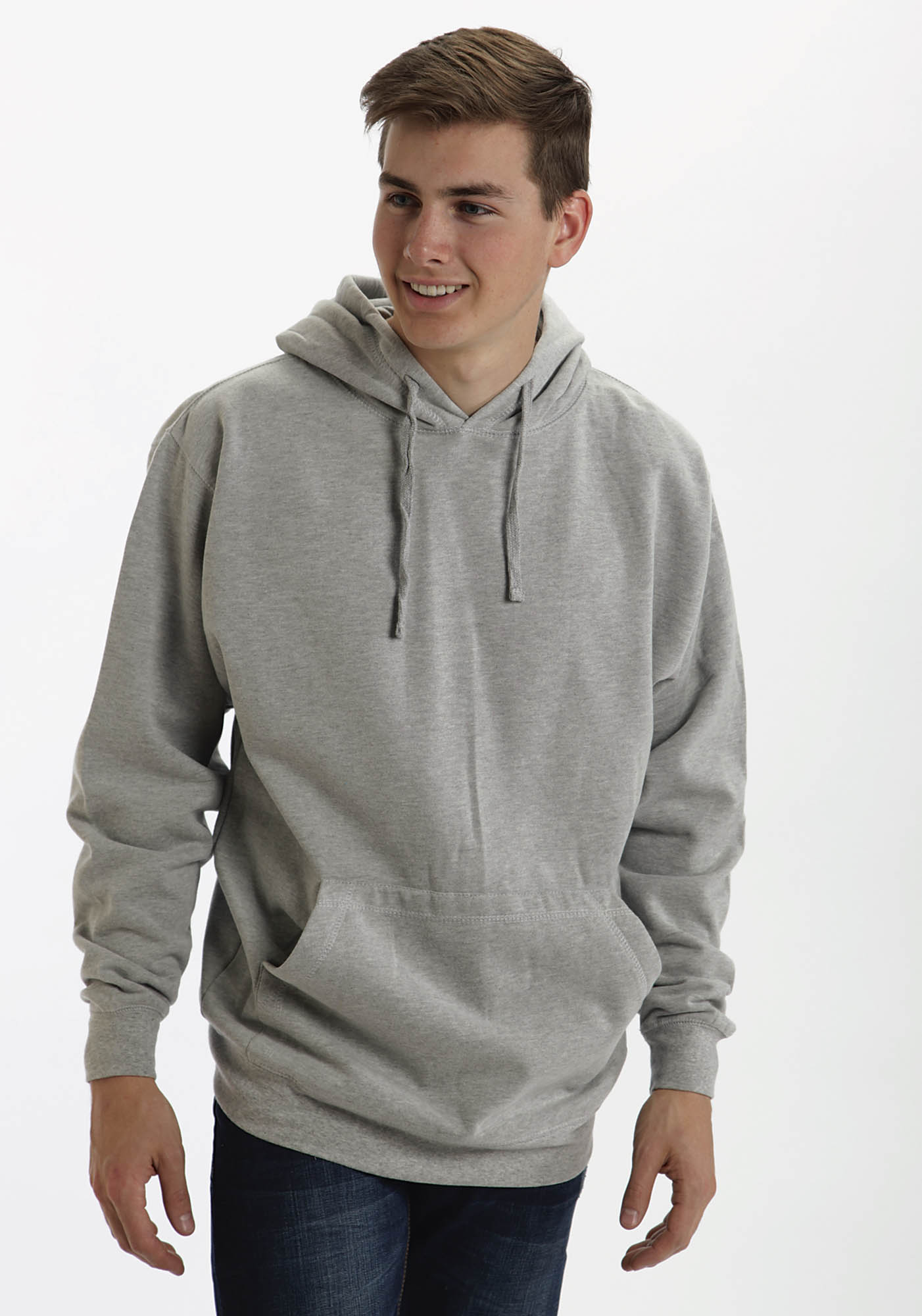 Mens 31000 Pullover Hoodie Oxford Grey