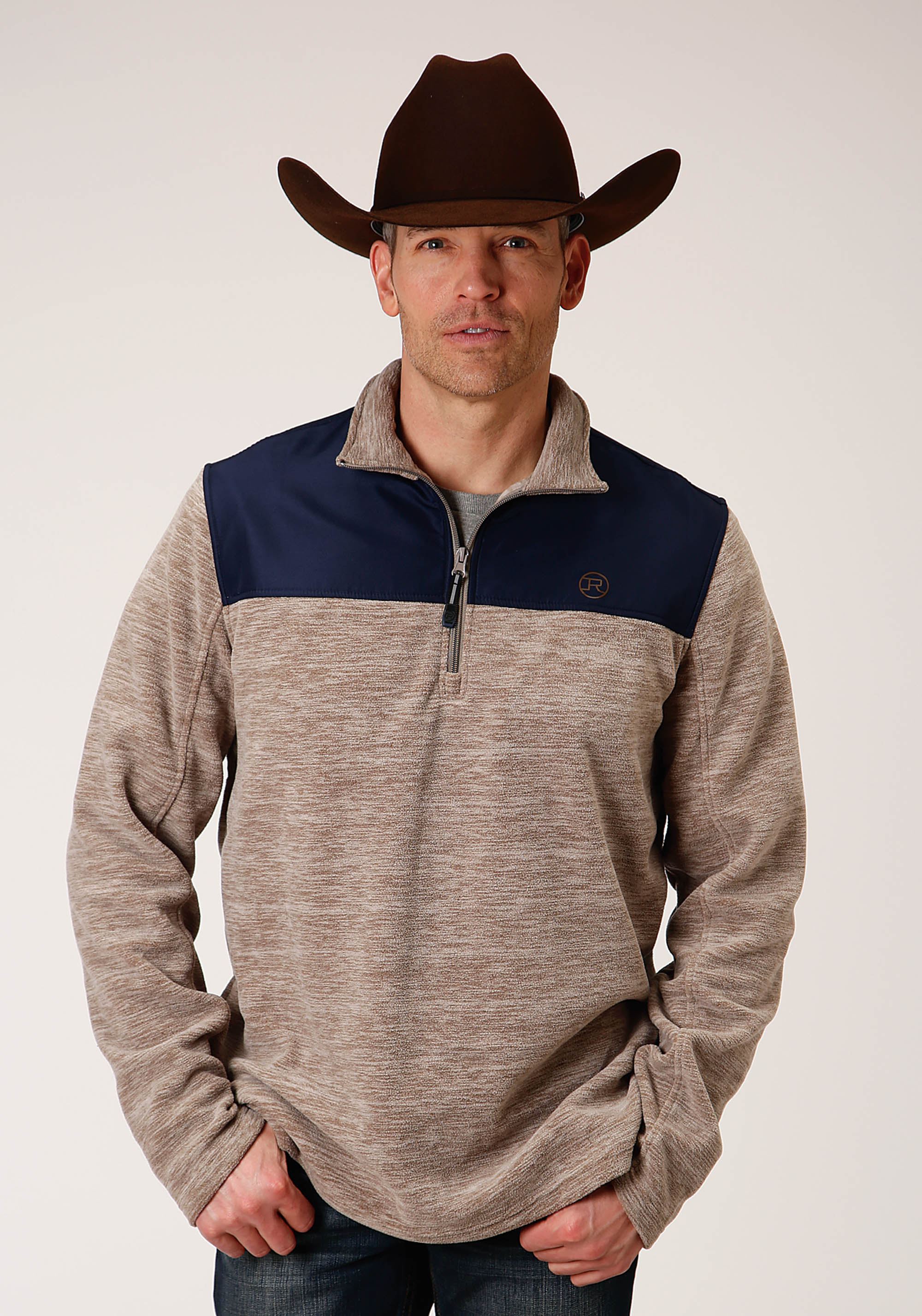 Roper Outerwear- Men’s Mens 00954 Brown Micro Fleece