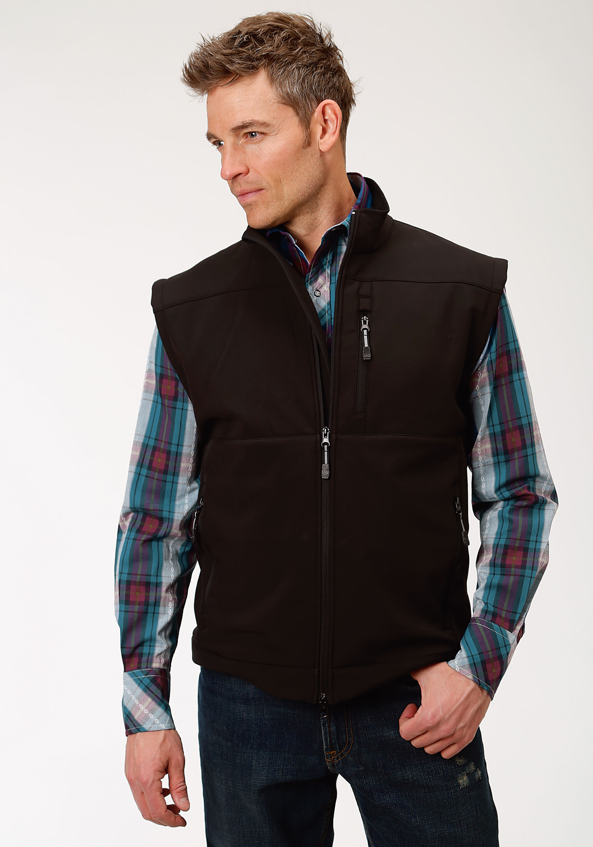 Roper Outerwear- Men’s Mens 1321 Black With Black Fleece