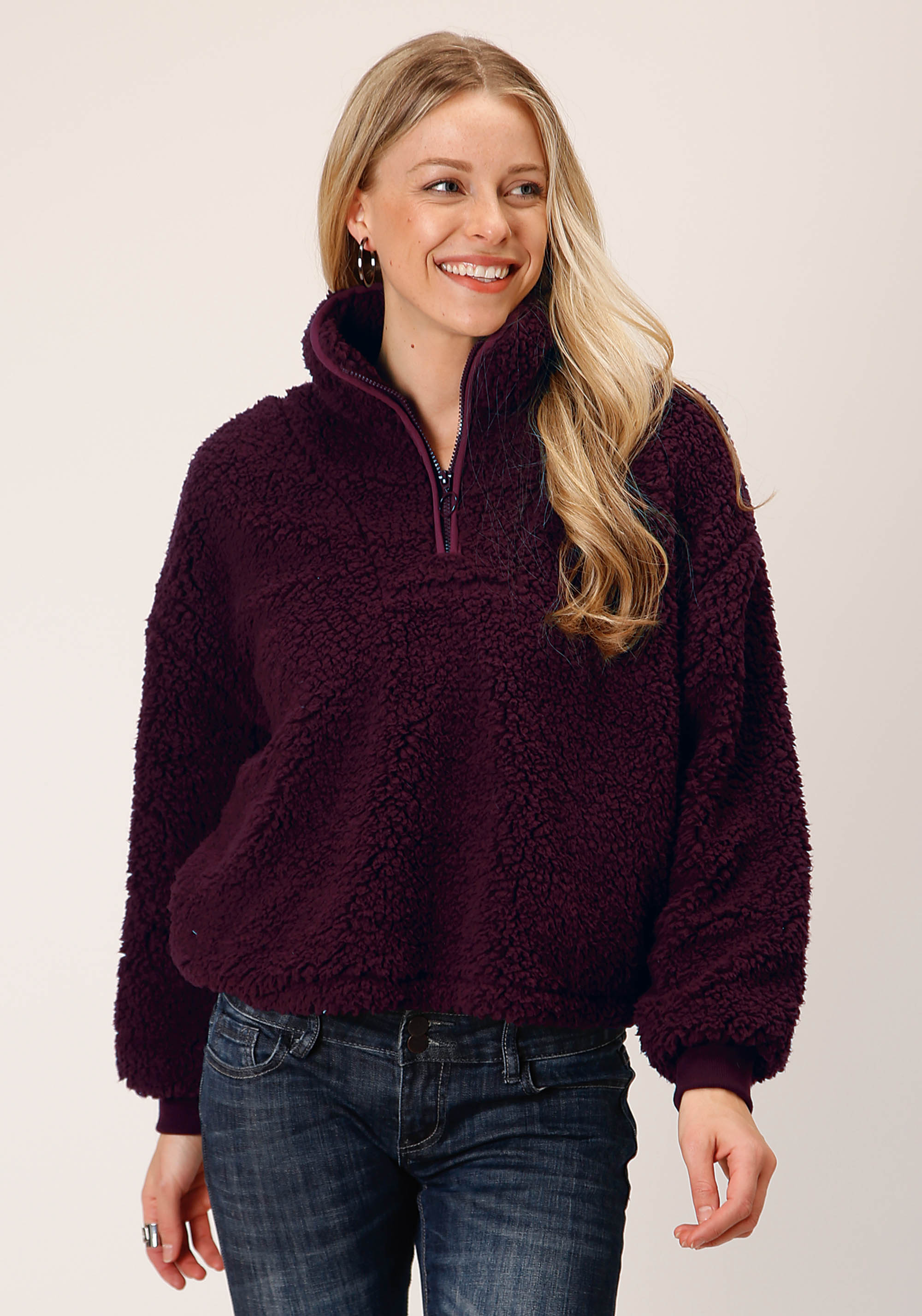 Roper Outerwear – Women’s Womens Wine 1817 Charcoal Polar Fleece