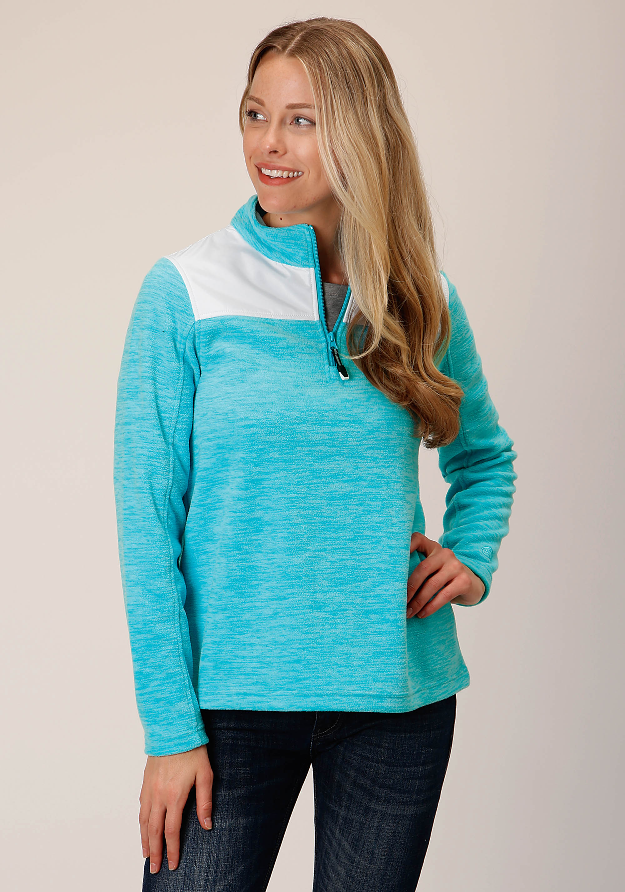 Roper Outerwear – Women’s Womens Turquoise 1739 Hthr Turq Micro Fleece