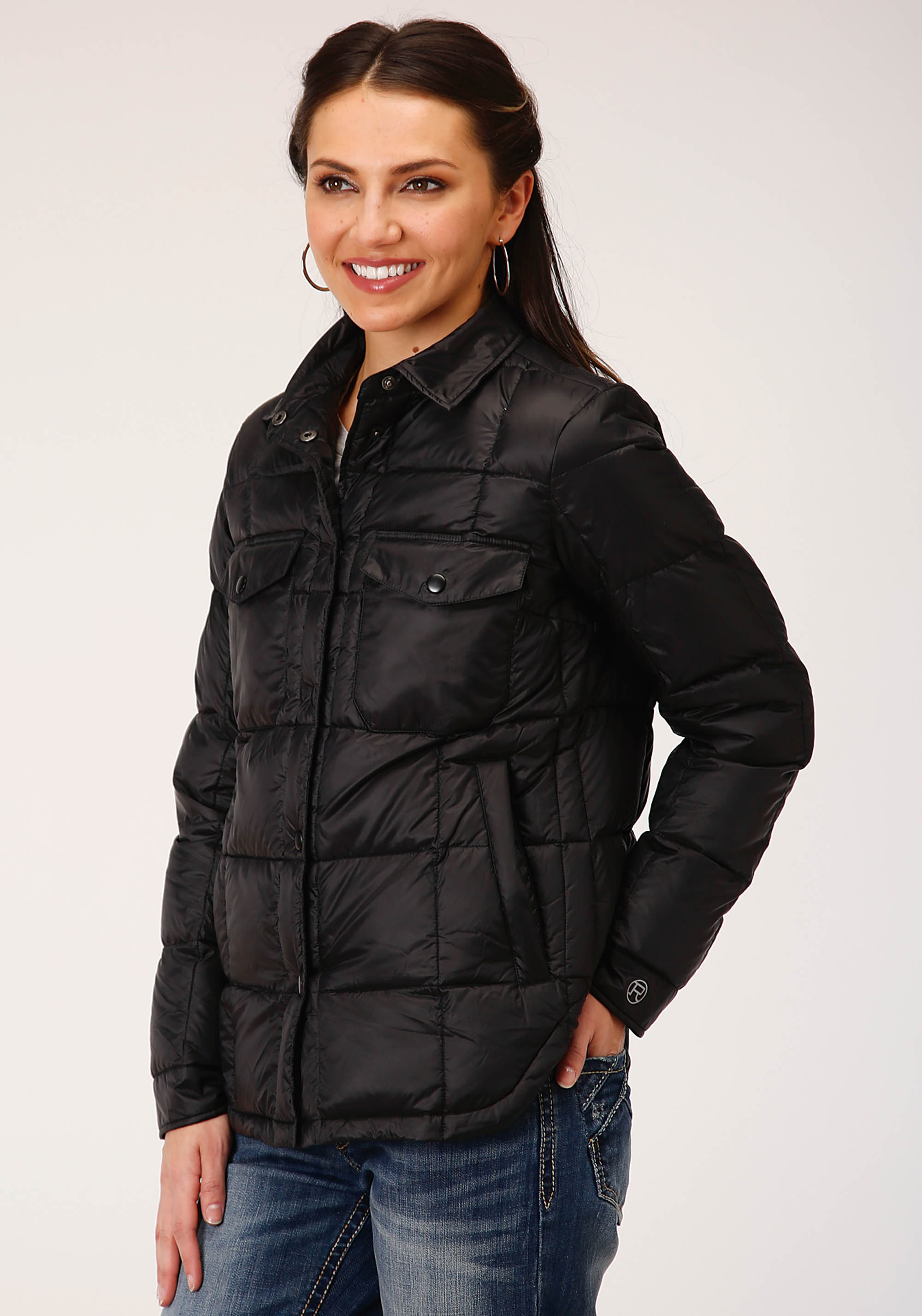 Roper Outerwear – Women’s Womens Black 1304 Parachite Jacket W/downfill – Bl