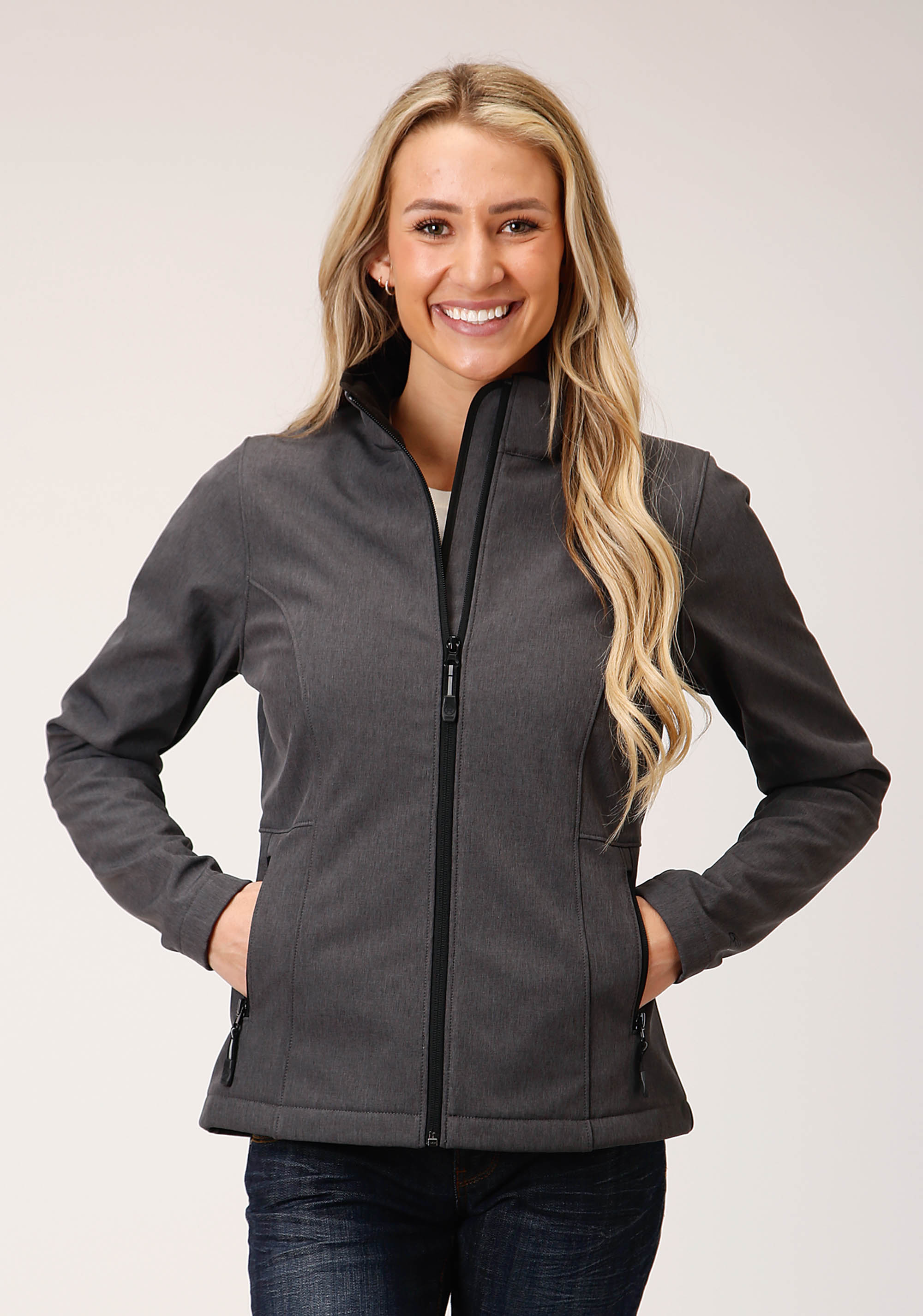 Roper Outerwear – Women’s Womens 1249 Heather Grey Softshell Jacket