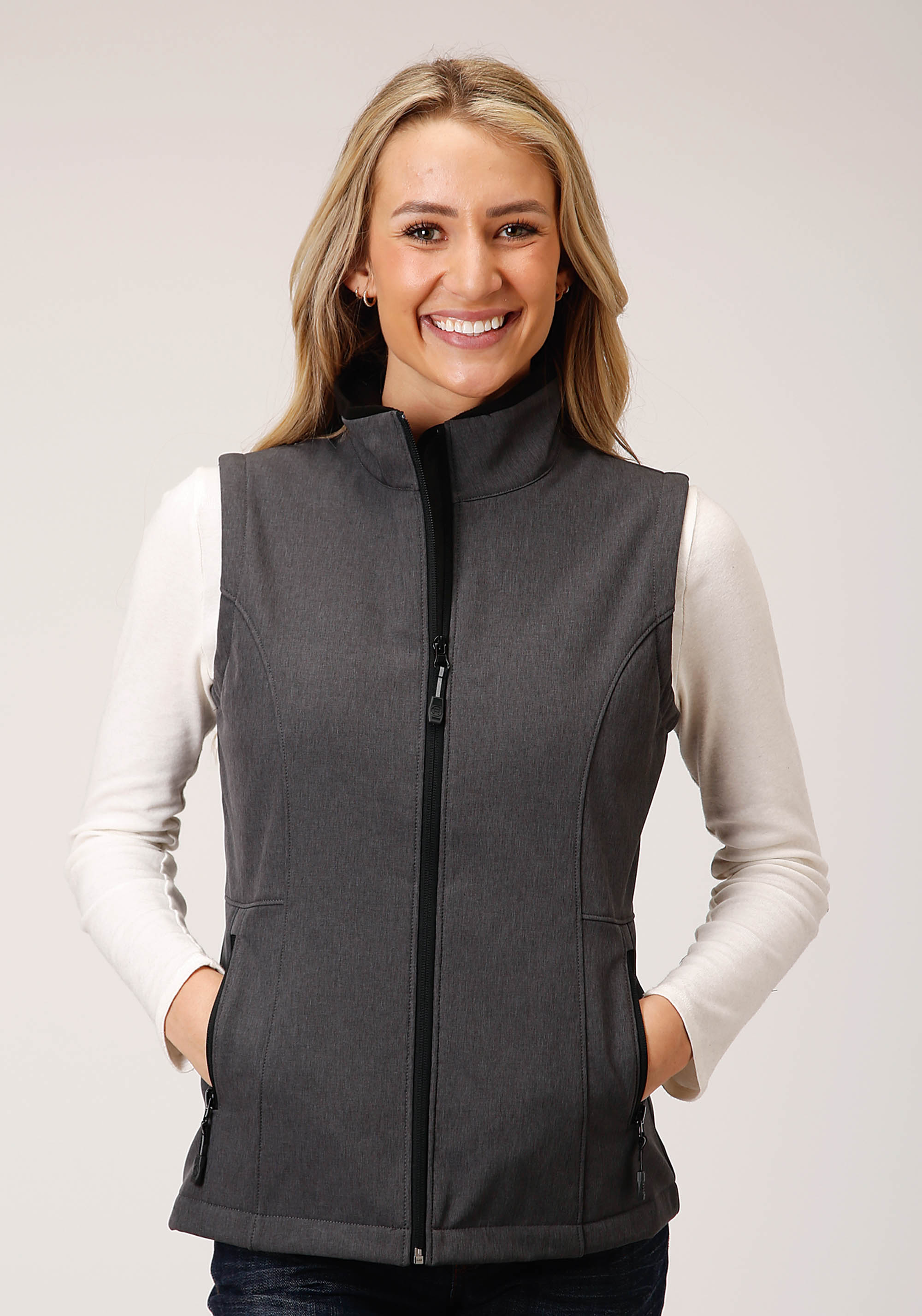 Roper Outerwear – Women’s Womens 1249 Heather Grey Softshell Vest