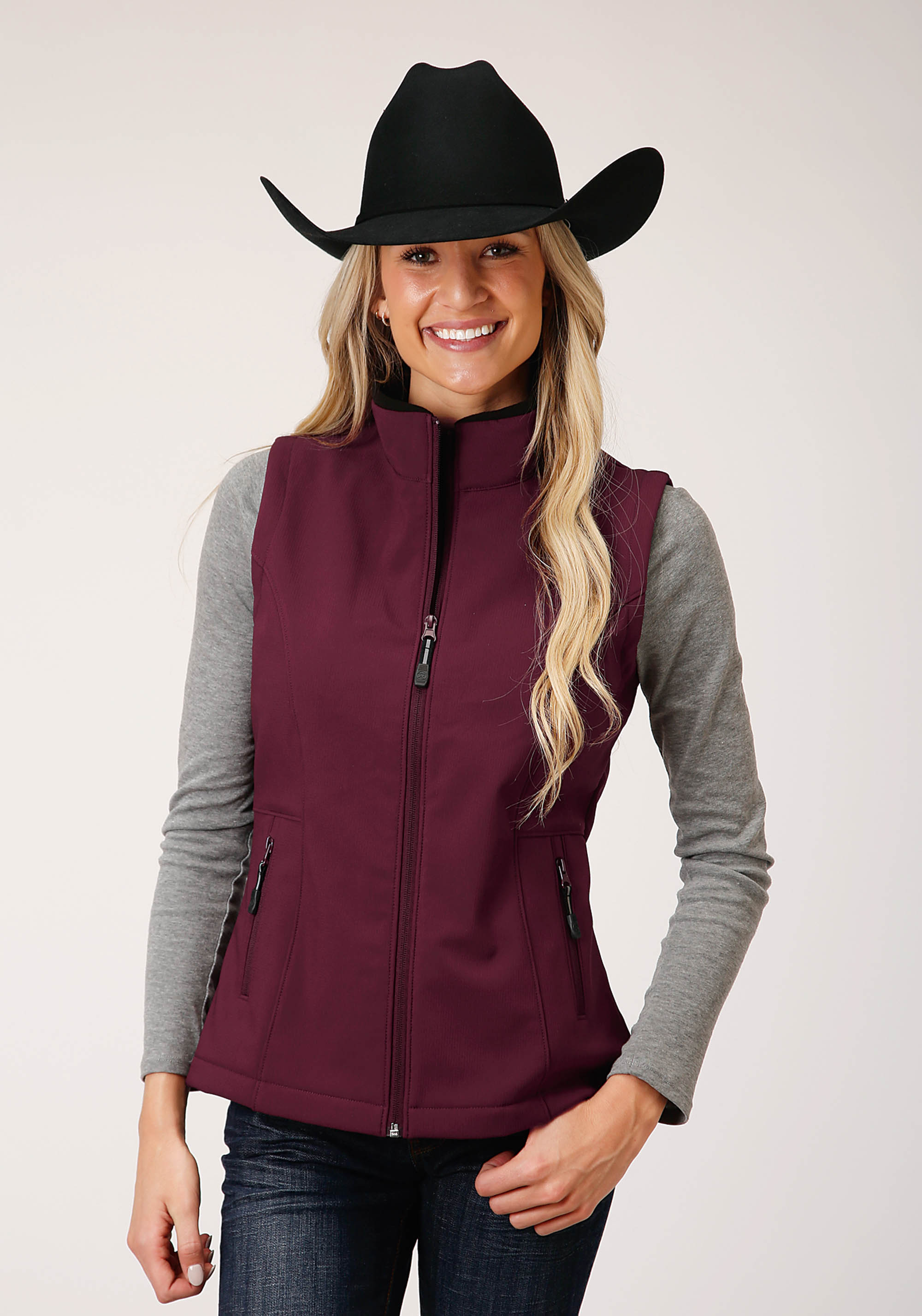 Roper Outerwear – Women’s Womens 1294 Wine Softshell Vest