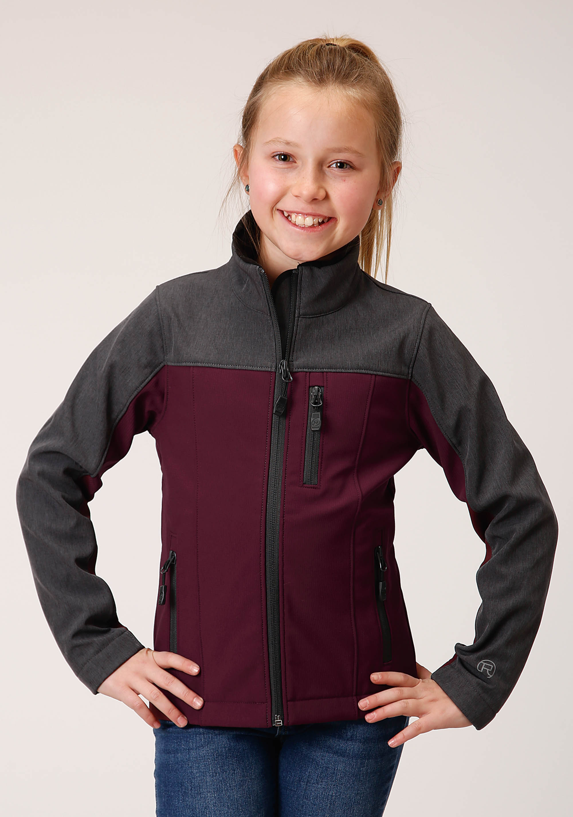 Roper Outerwear – Girl’s Girls Wine 1294 Pcd Softshell Jacket