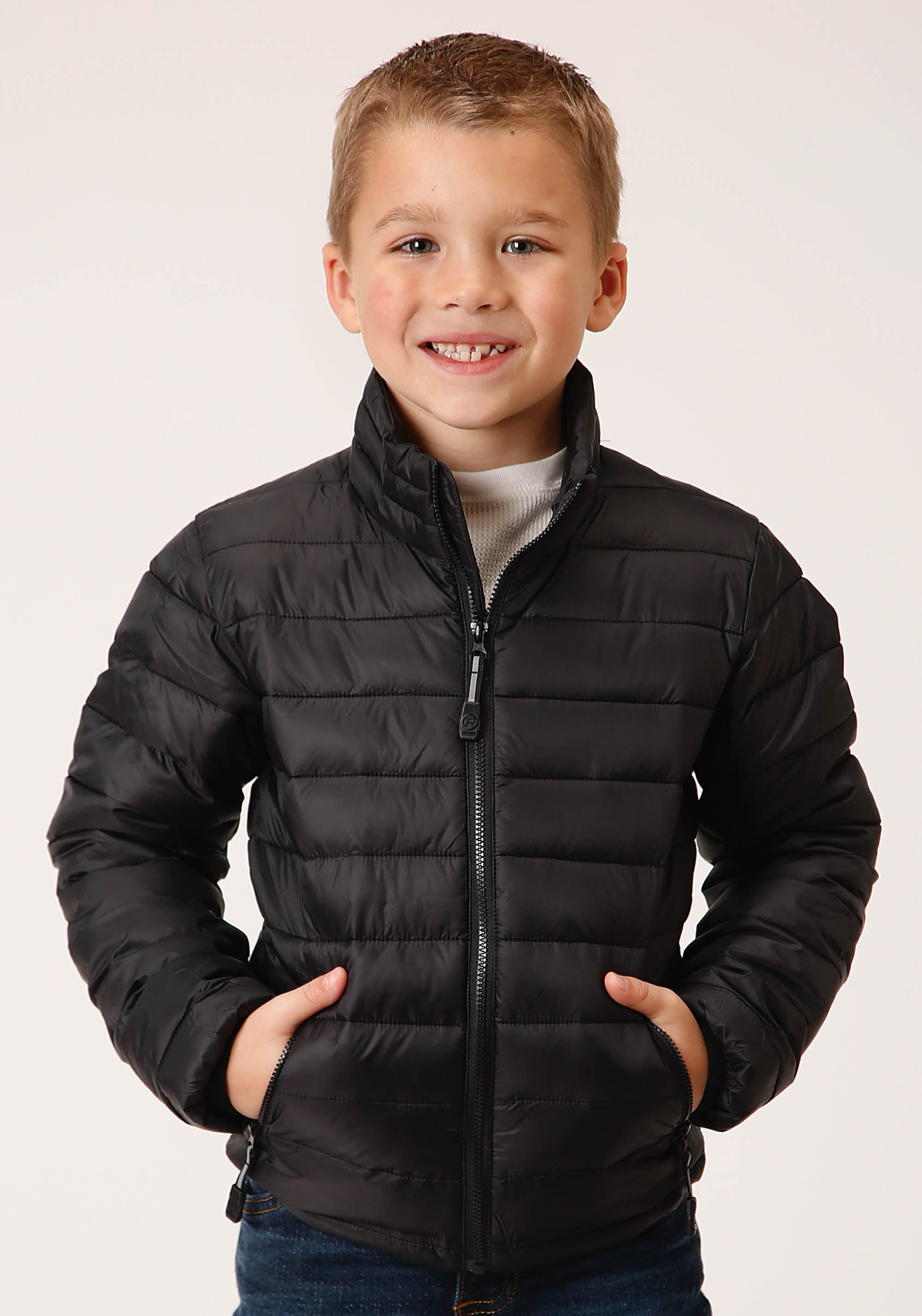 Roper Outerwear – Boy’s Boys 1744 Black Nylon Parachute Jacket