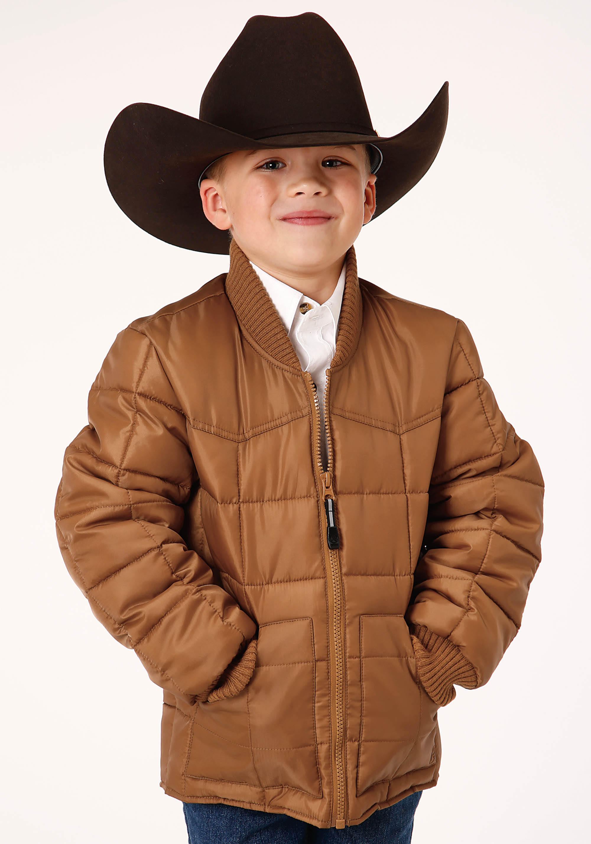 Roper Outerwear – Boy’s Boys Brown 1473 Caramel Boy’s Outerwear