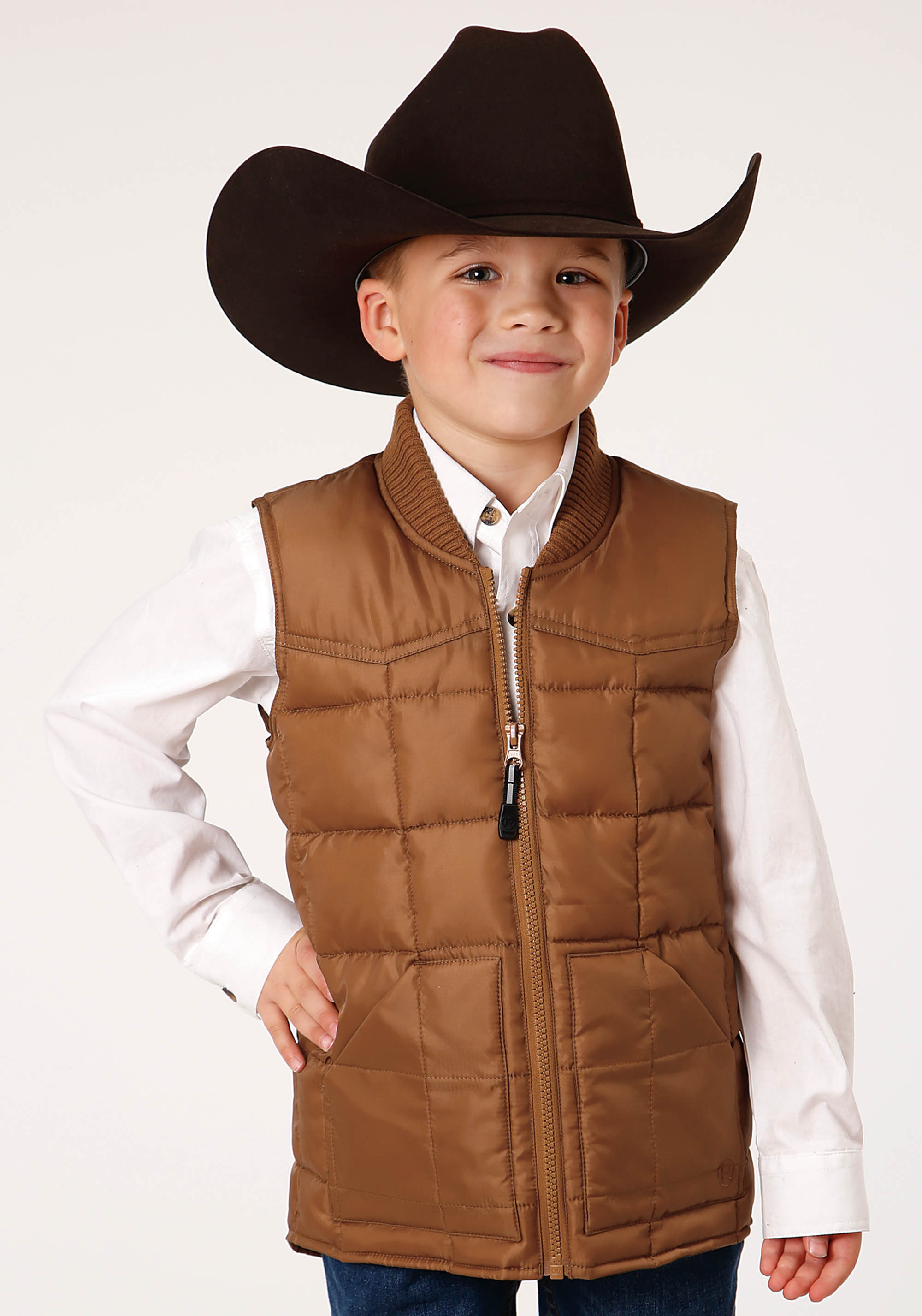 Roper Outerwear – Boy’s Boys Brown 1473 Caramel Boy’s Outerwear