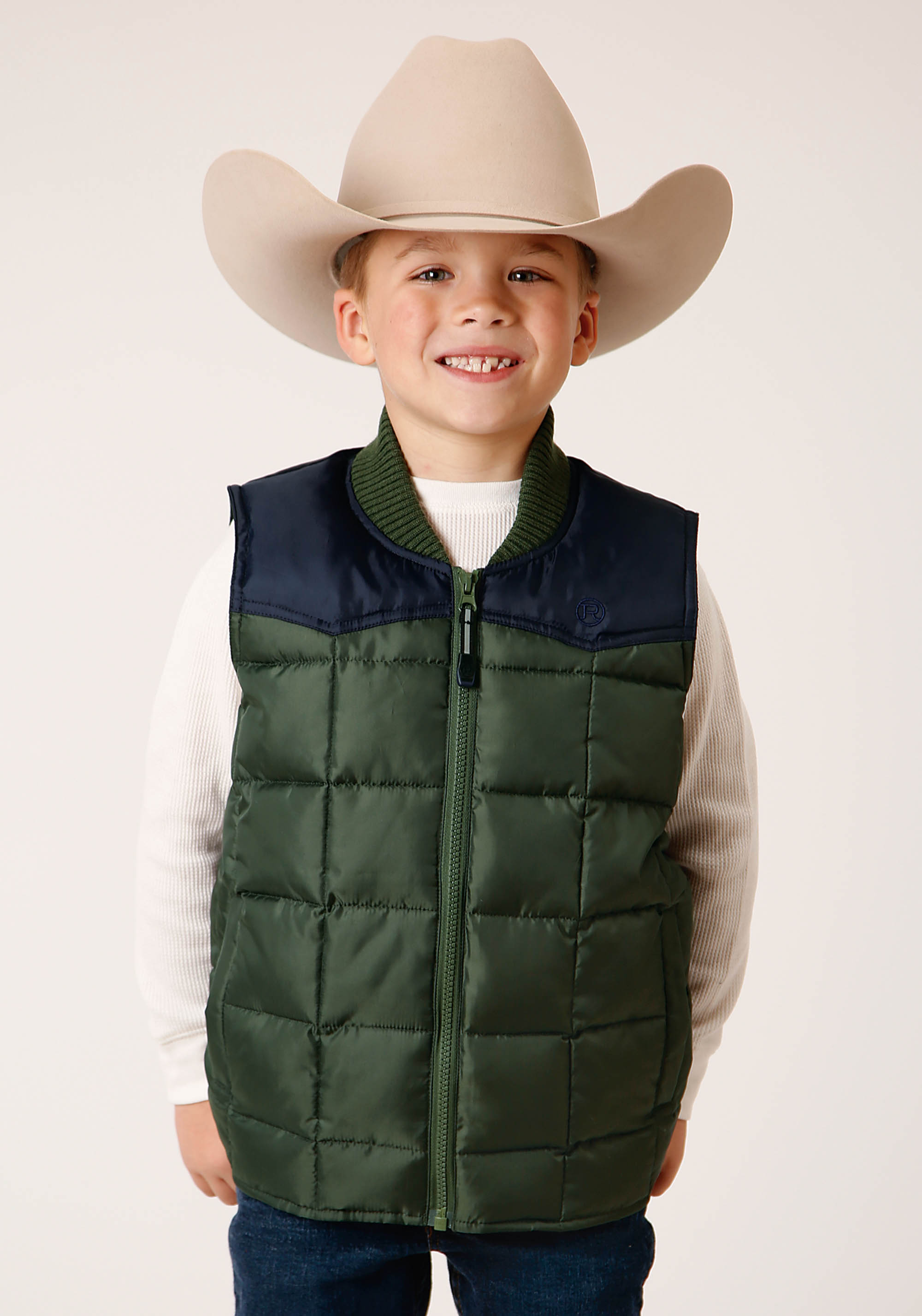 Opp Outerwear – Boy’s Boys Olive 1473 Quilted Poly-filled Vest