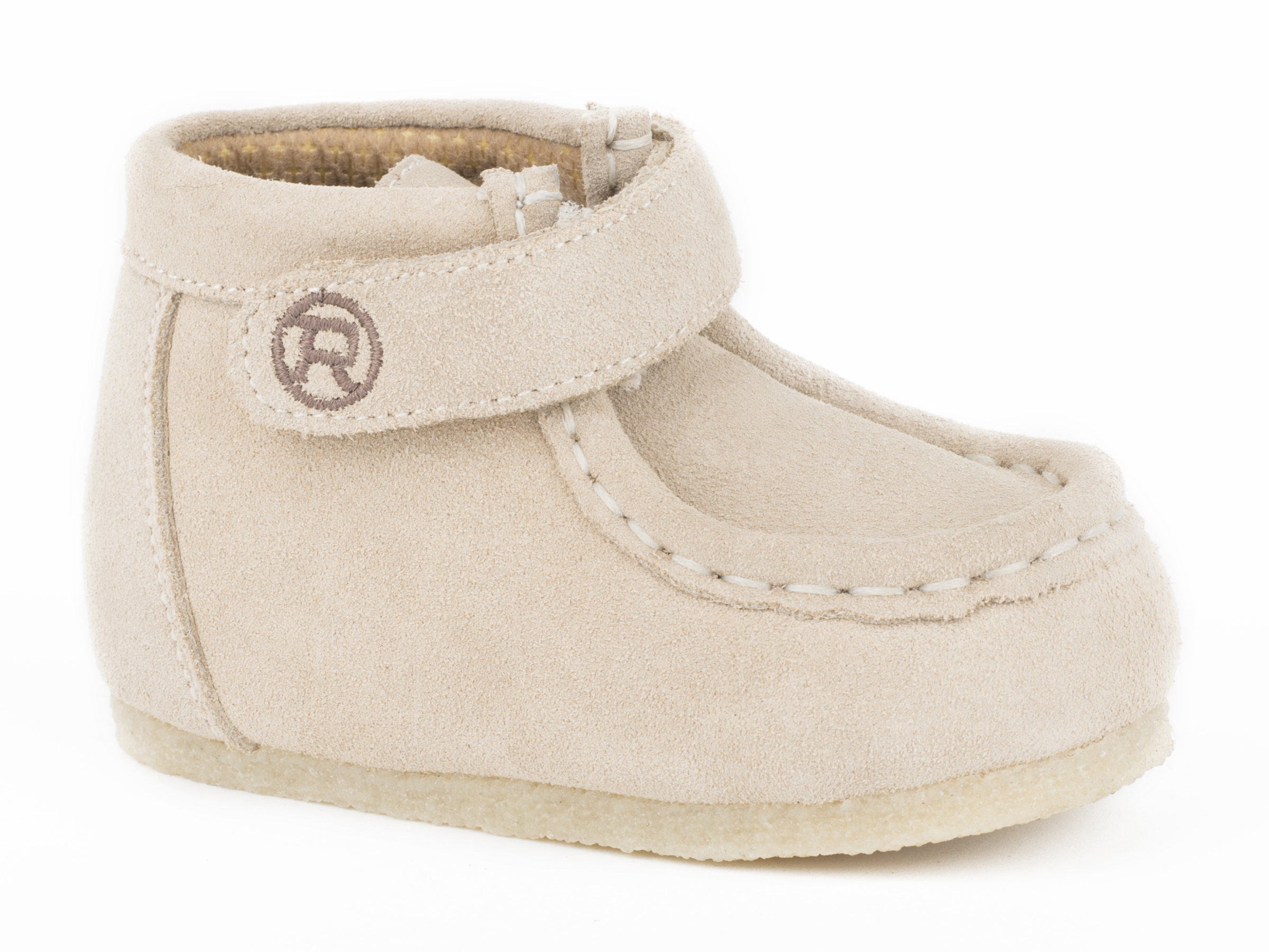 Cowbabies Gum Sticker Infants Tan Suede Chukka On Plantation Crepe