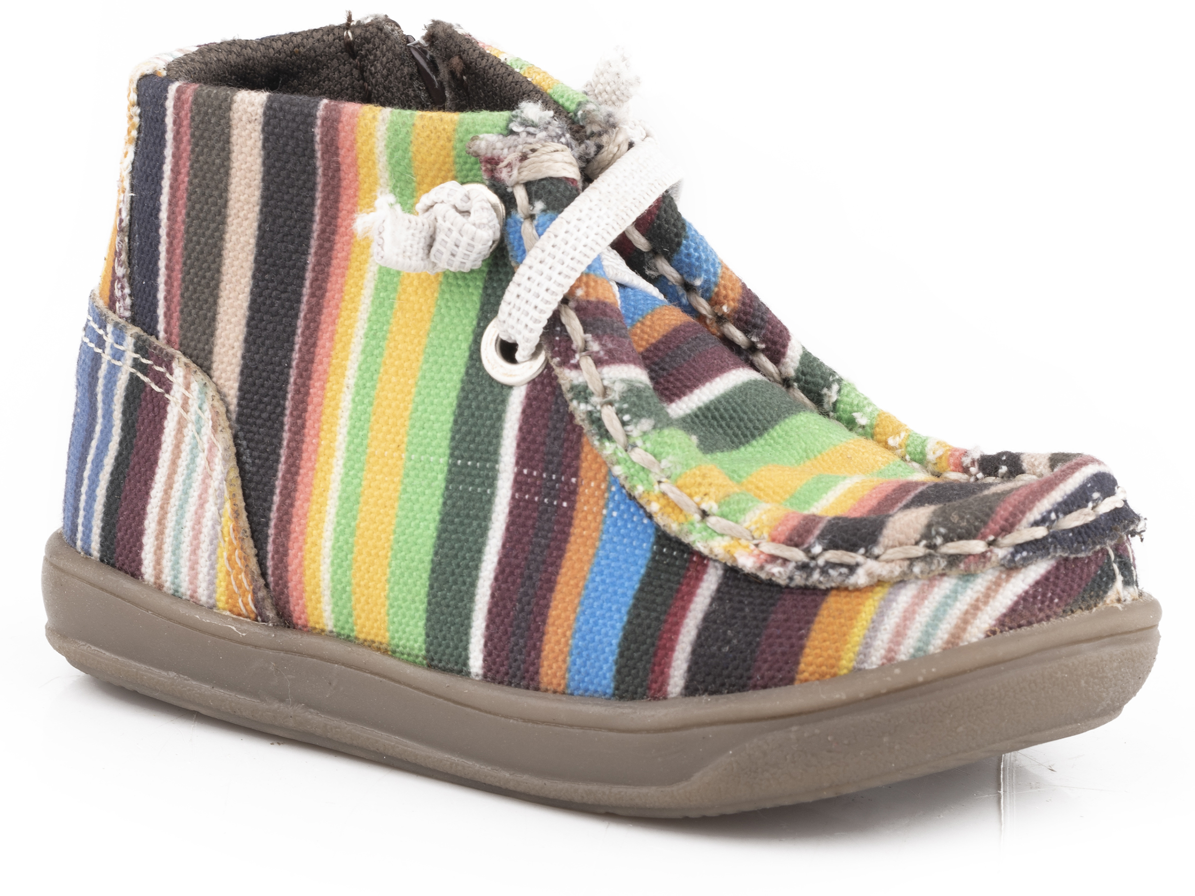 Cowbabies Tommie Infants Blue Serape Printed Upper