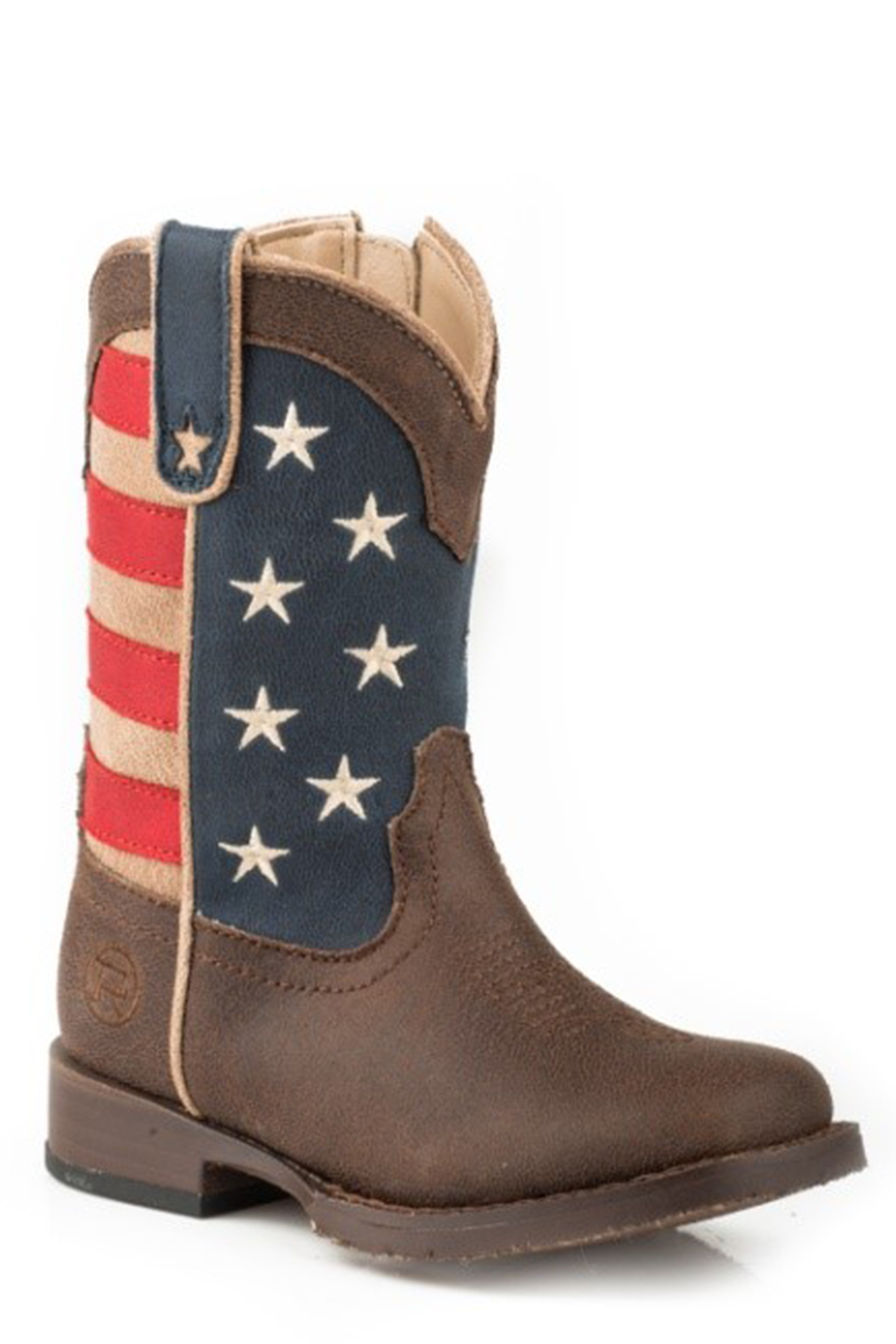 American Patriot Toddlers Brown Vamp