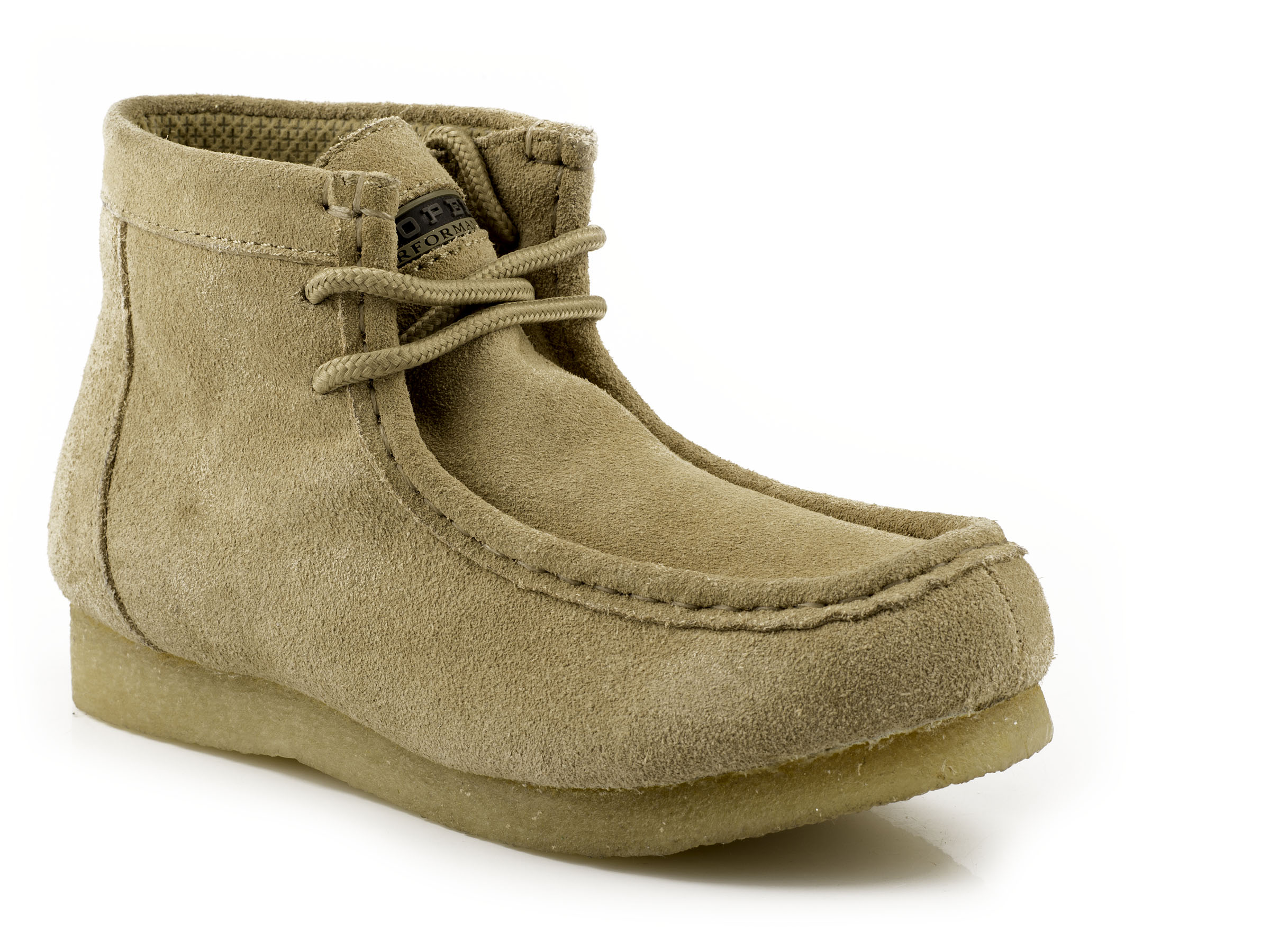 Gum Sticker Little Kids Tan Suede Chukka On Plantation Crepe