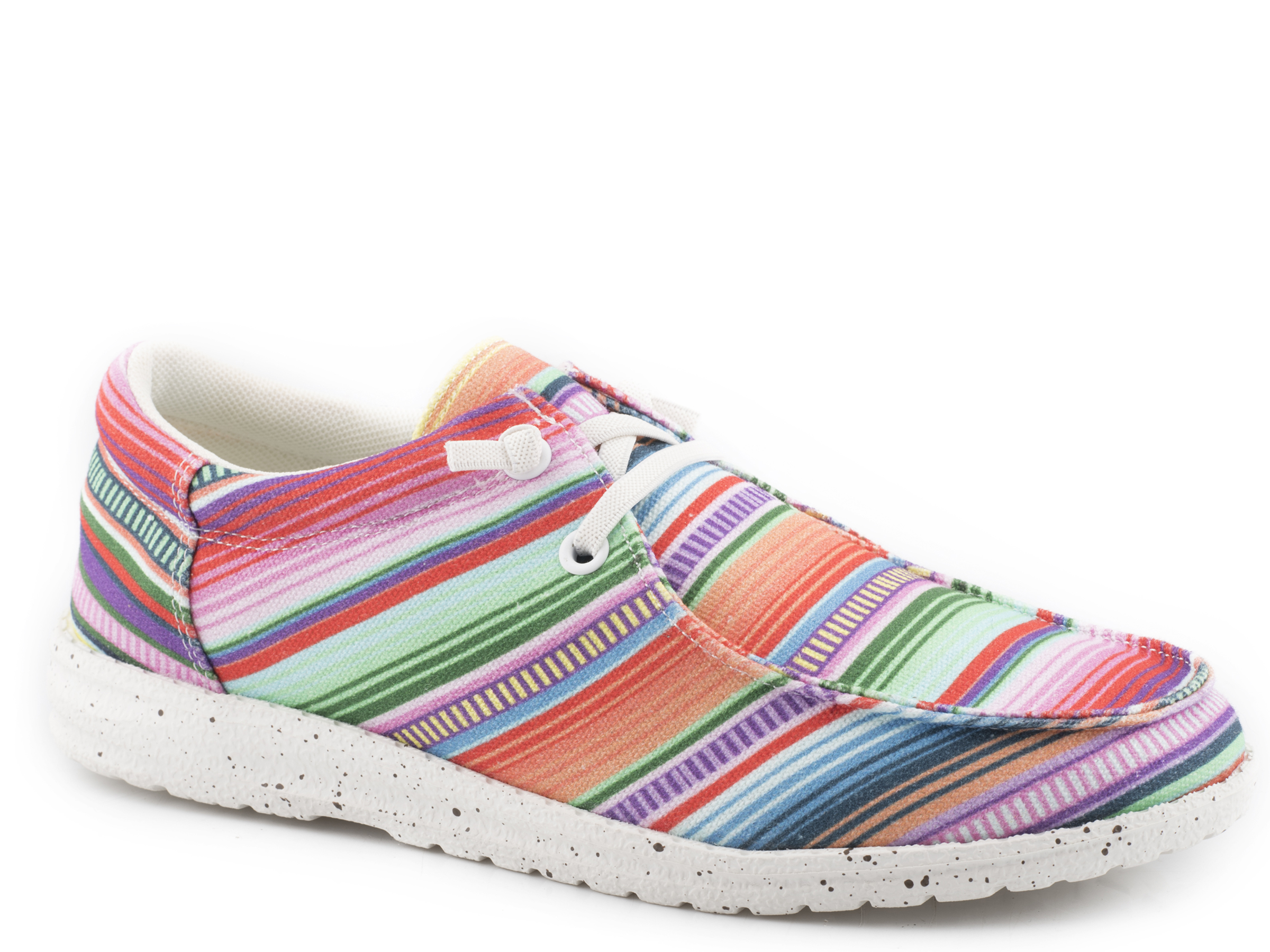 Hang Loose Little Kids Pink Serape Printed Upper