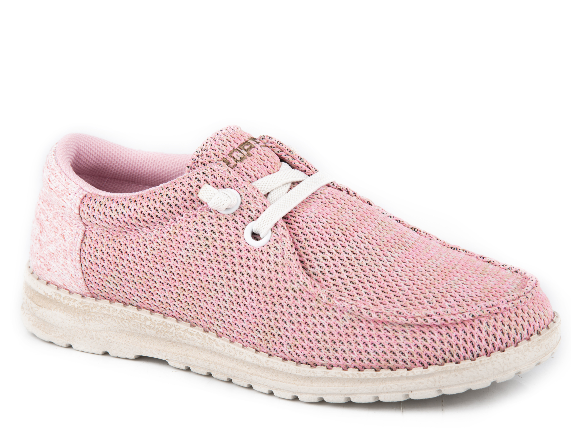 Hang Loose Little Kids Pink Mesh With Pink Fabric Heel