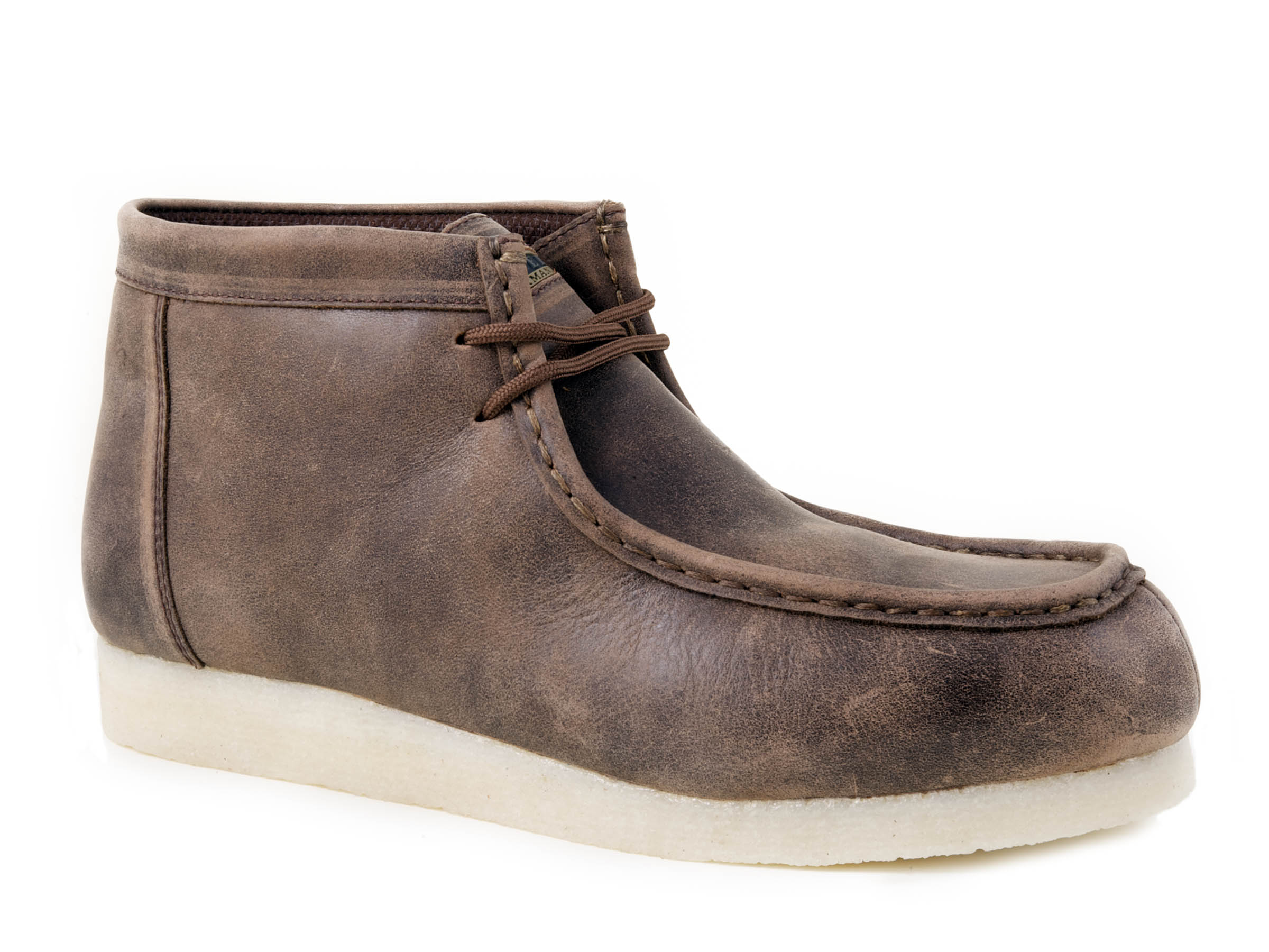 Gum Sticker Smokey Mens Oiled Brown Gum Sole Chukka