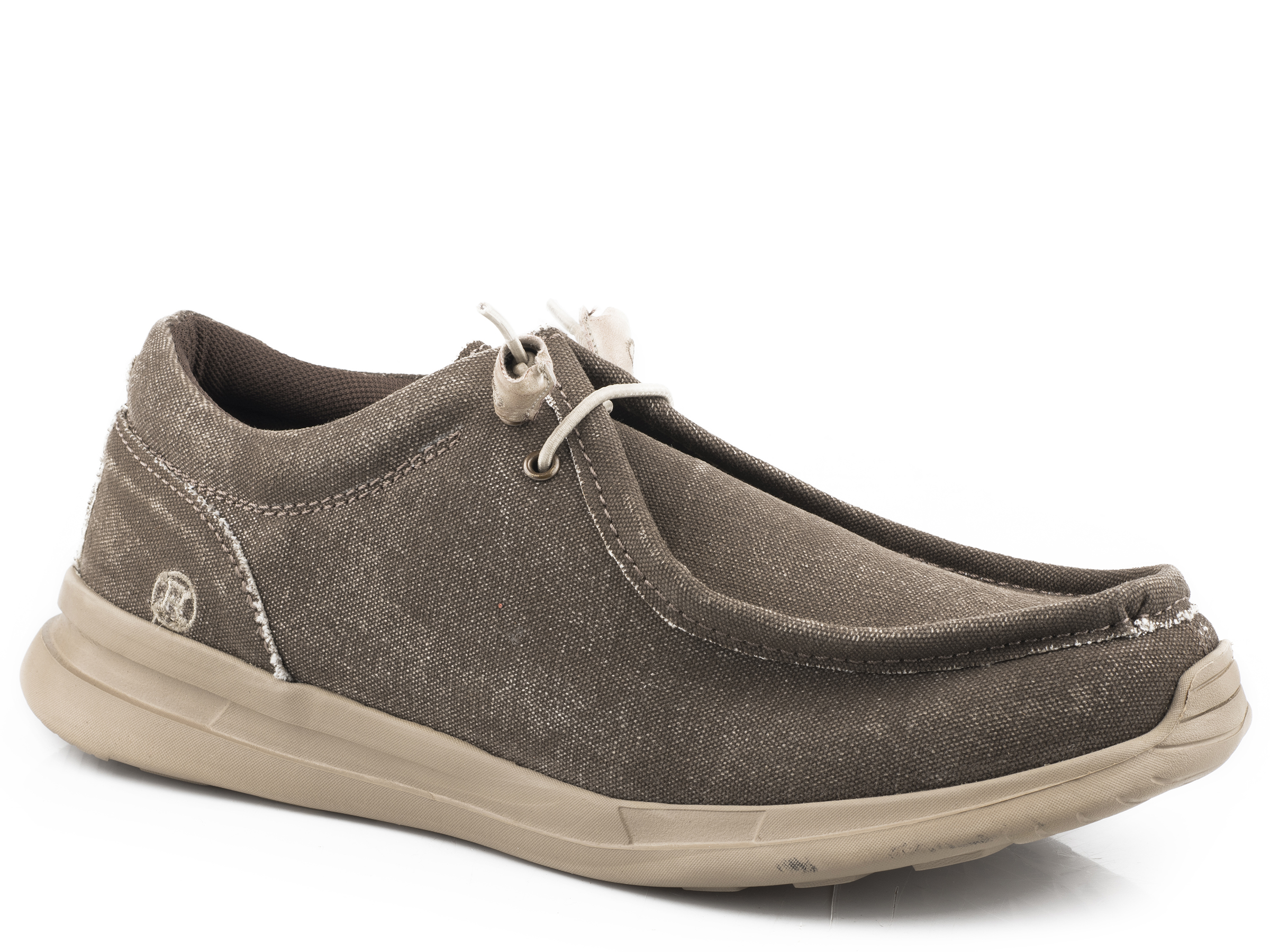 Chillin Low Mens Brown Canvas Upper