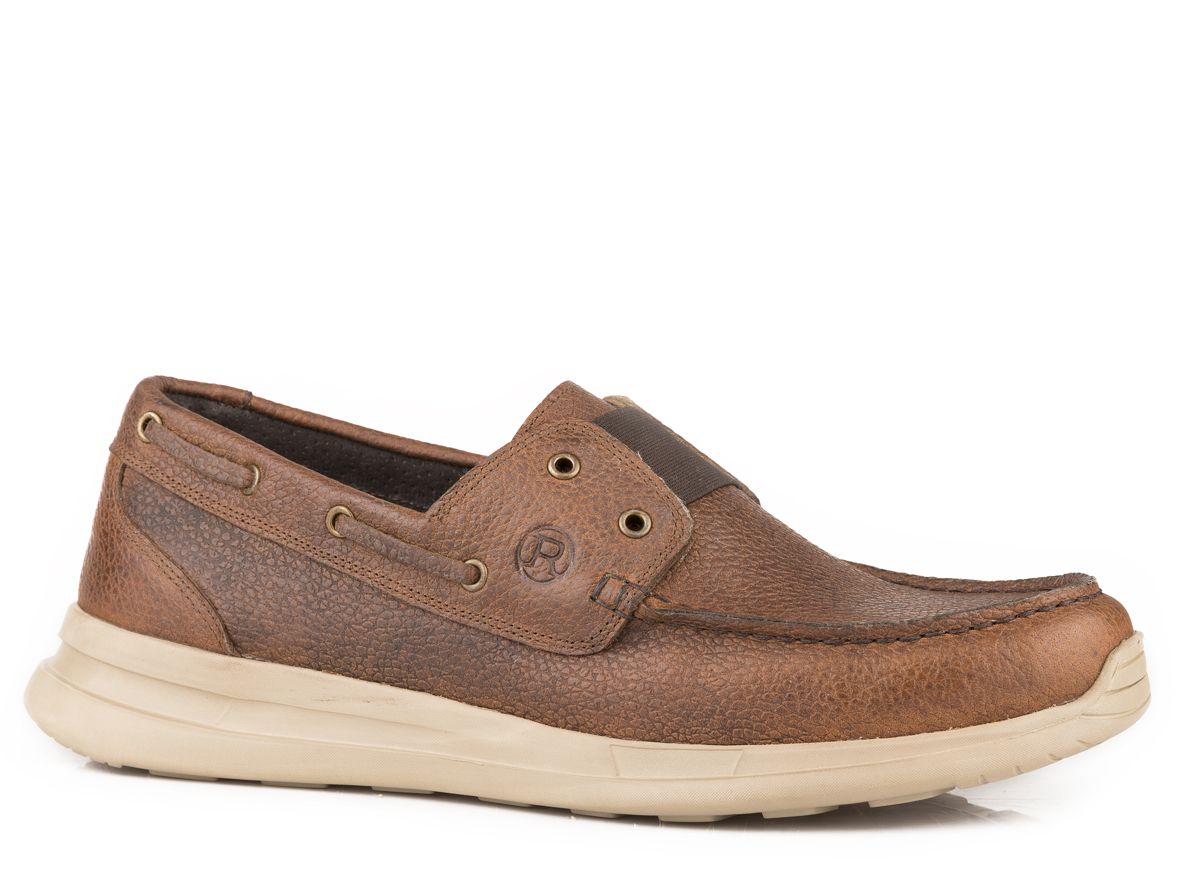 Chillin Low Mens Brown Oiled Leather Upper