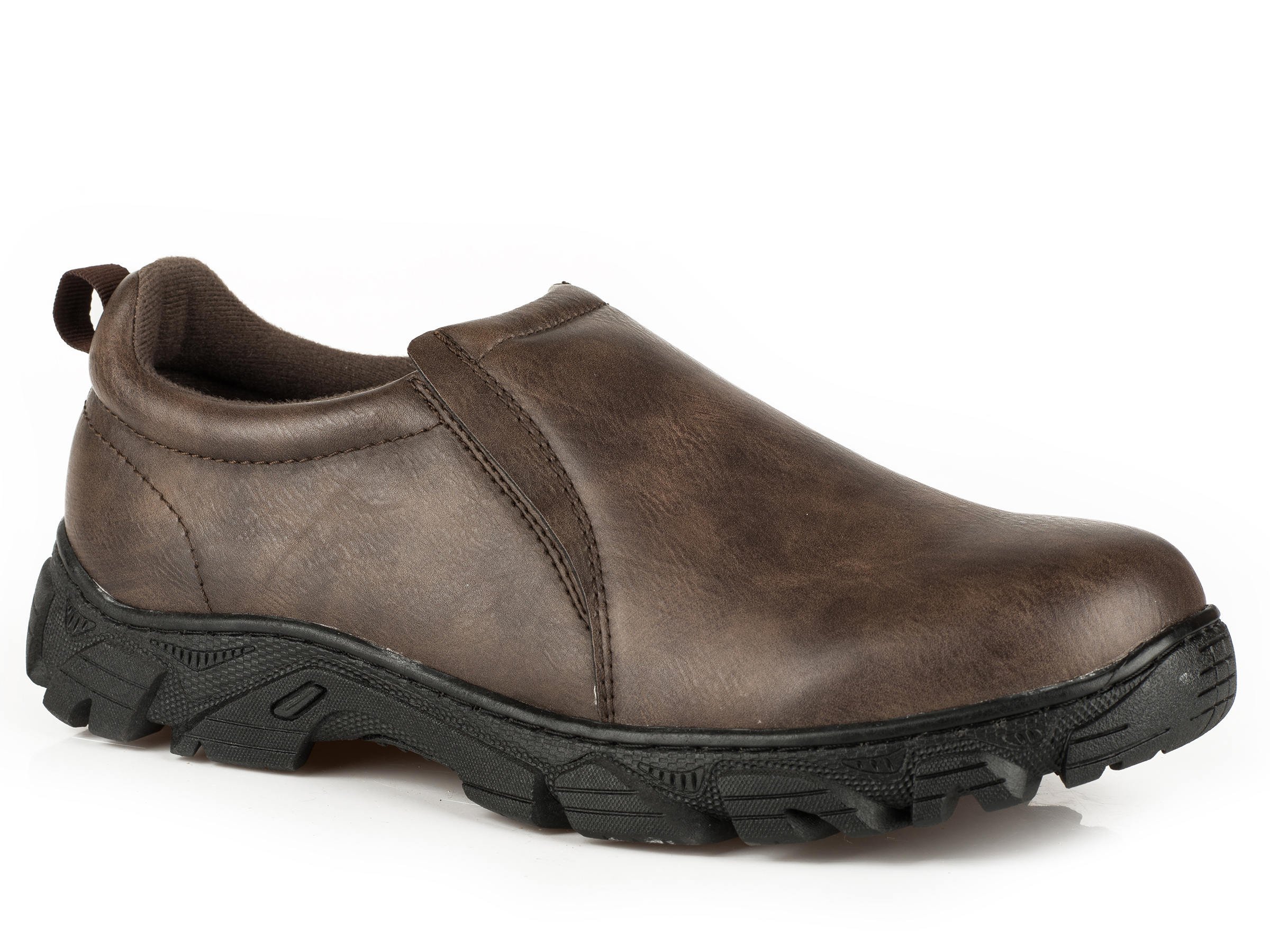 Cotter Mens Brown Tumbled Faux Leather