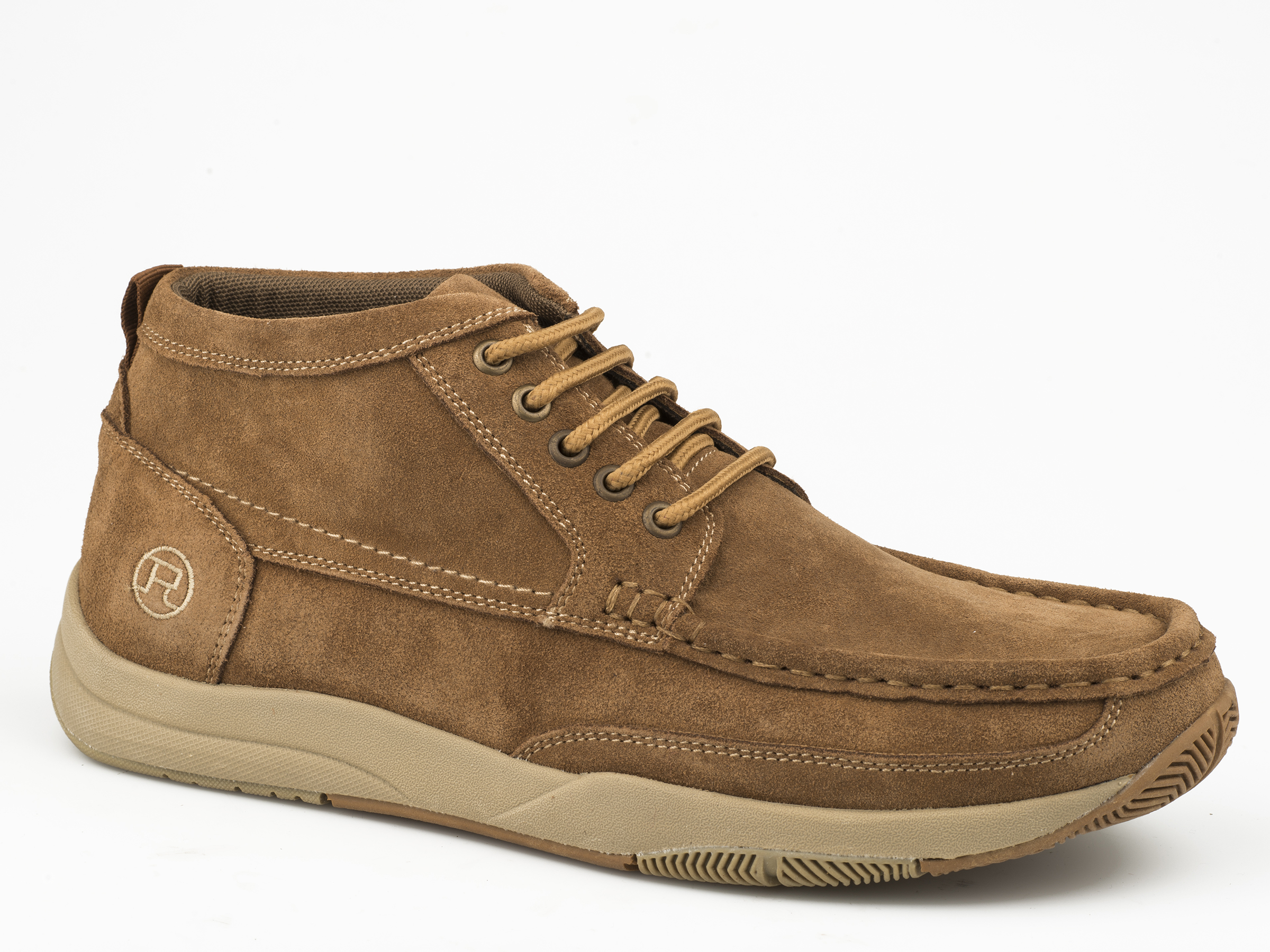 Clear Cut Ii Mens Tan Suede Leather All Over