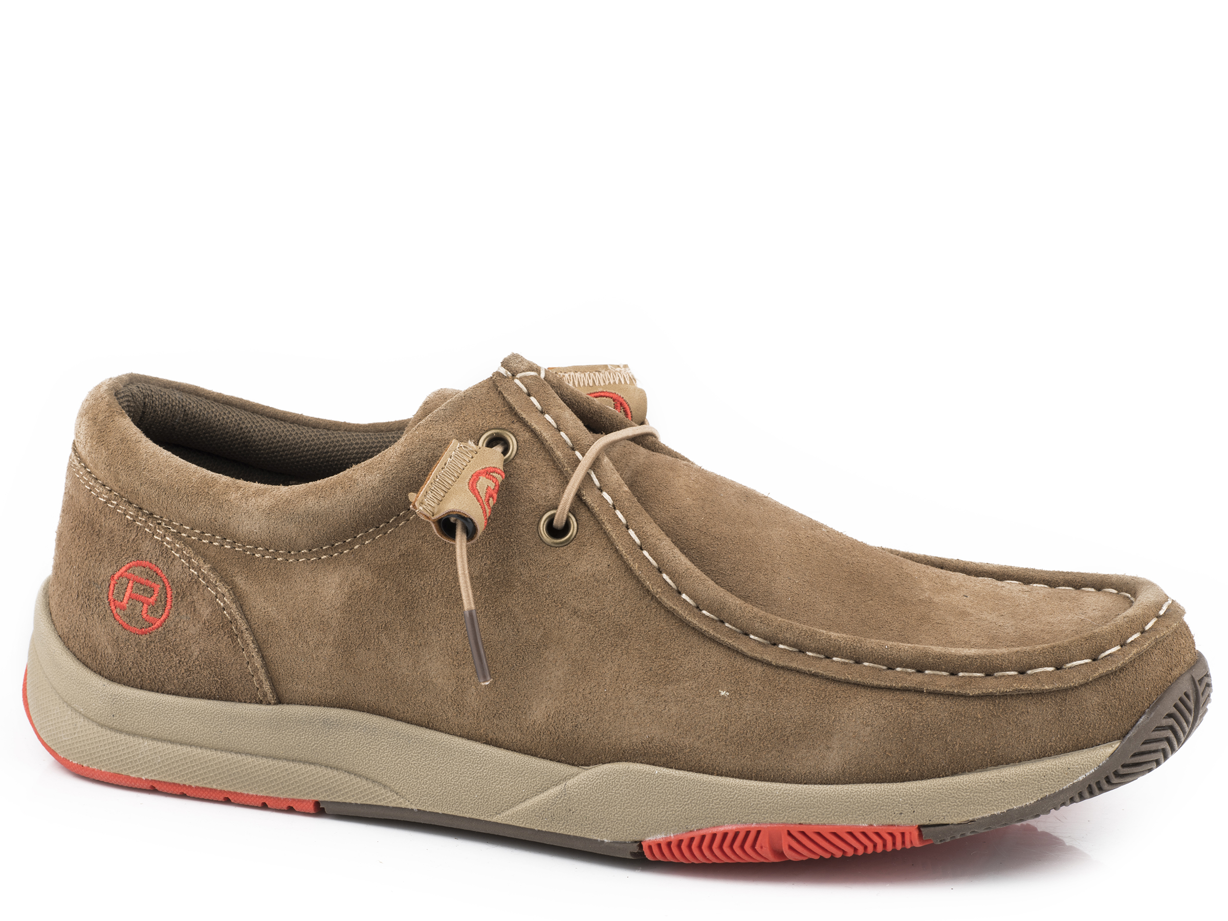 Clearcut Low Mens Light Brown Tan Suede Leather All Over