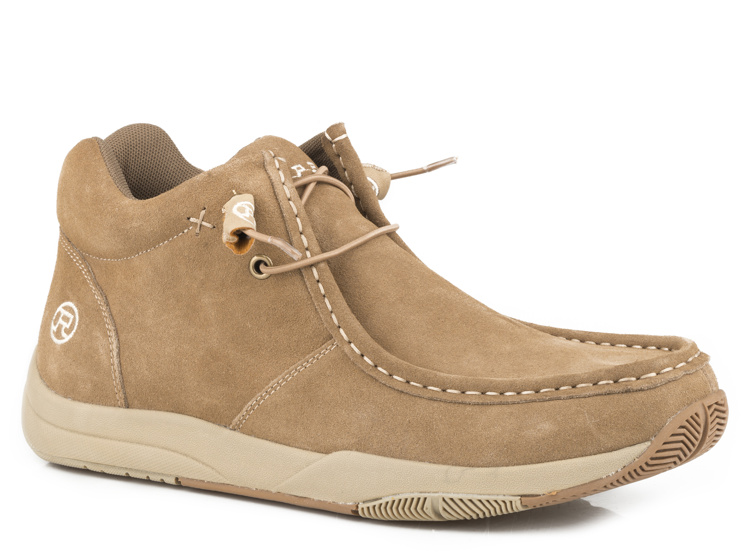 Clearcut Mens Tan Suede Leather