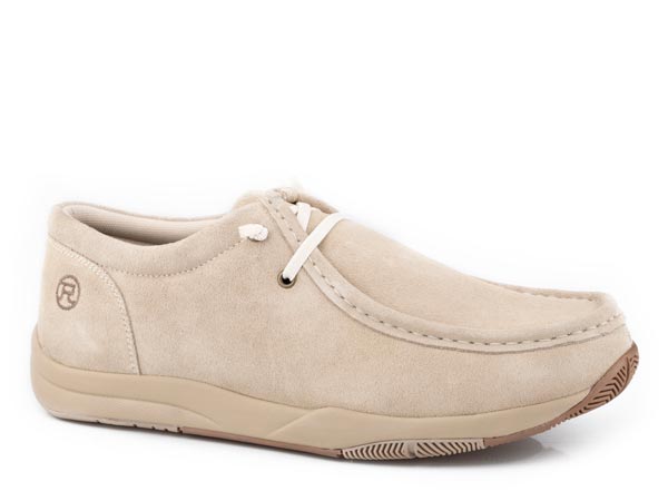 Clearcut Low Mens Light Beige Tan Suede Leather Upper