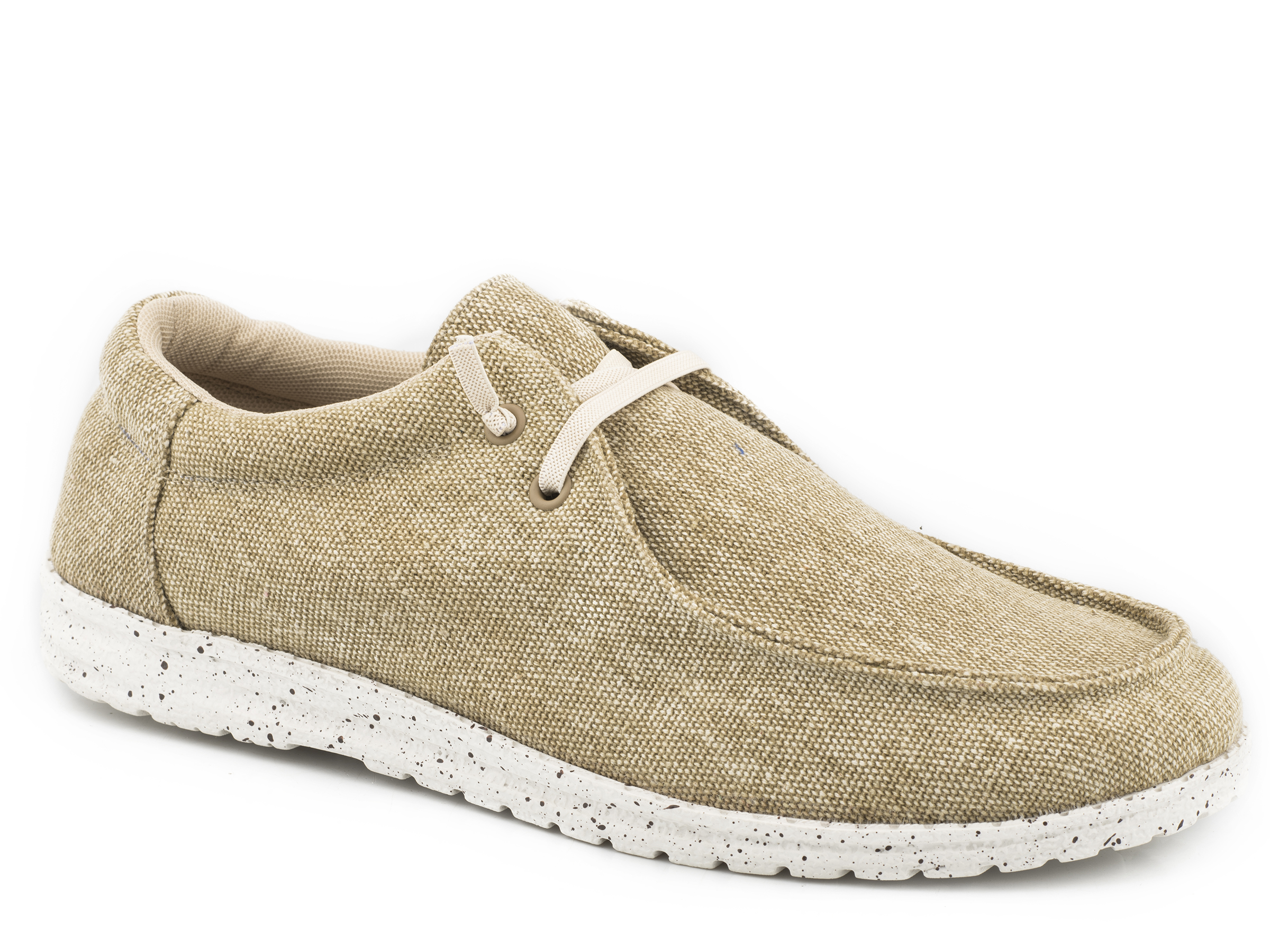 Hang Loose Mens Tan Canvas Low Chukka