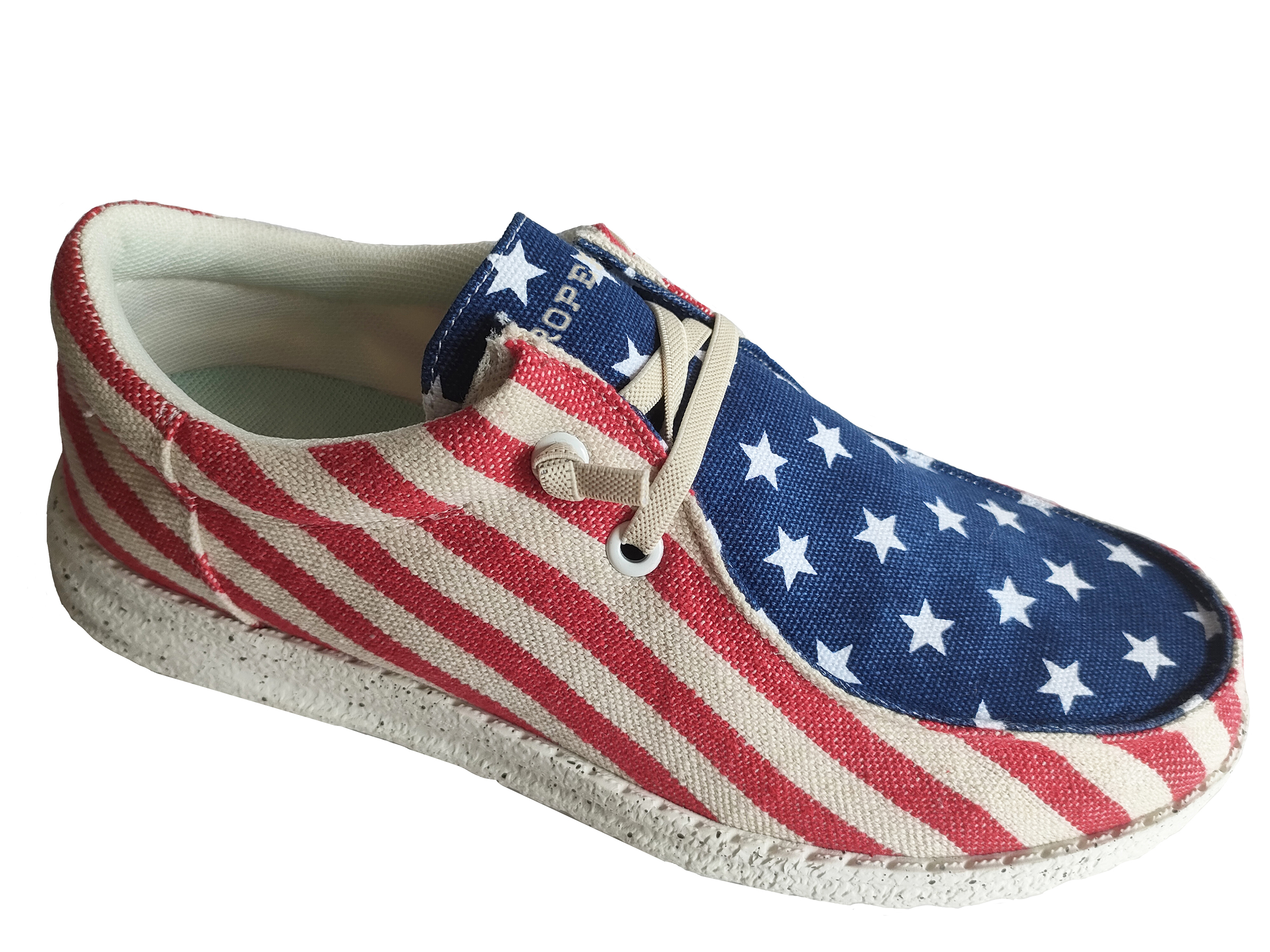 Hang Loose Mens Red Upper All-over Flag Design