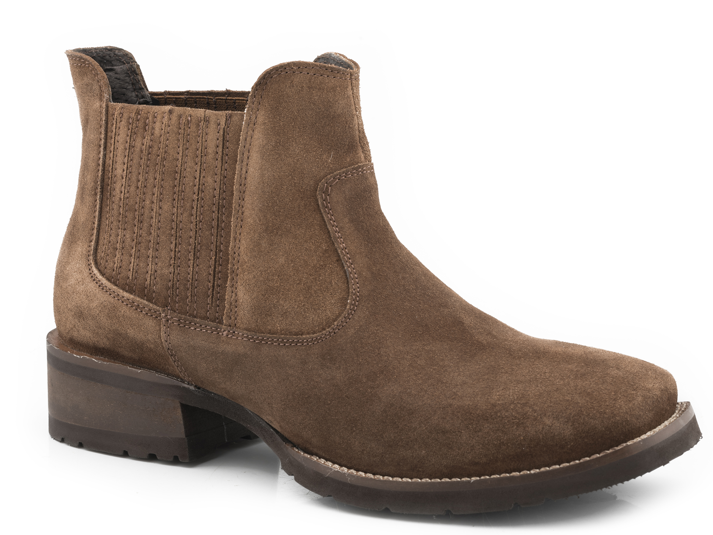 Lucas Mens Brown Cow Suede Upper