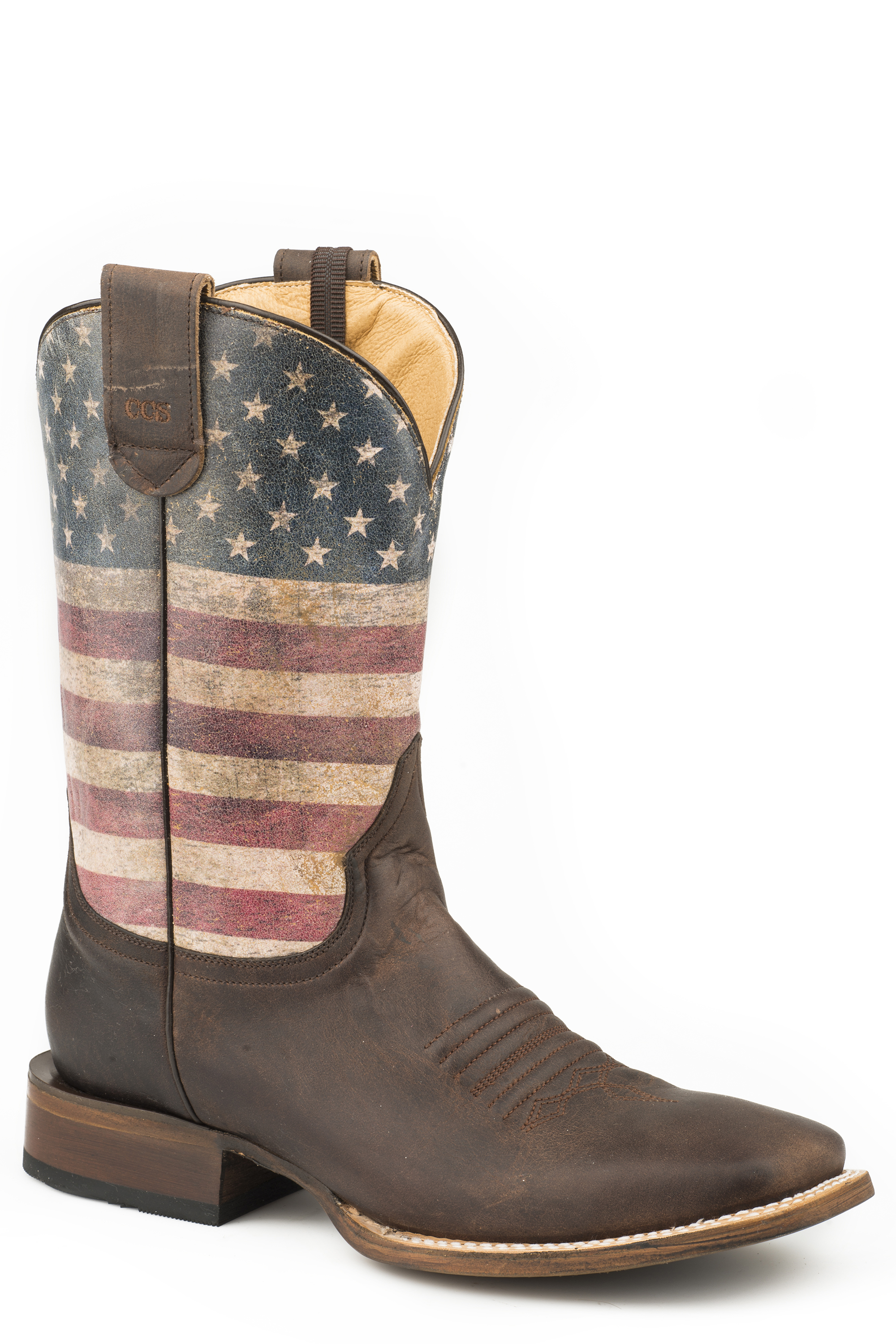 American Patriot Ccs Mens Brown Oiled Brn Lthr Vamp