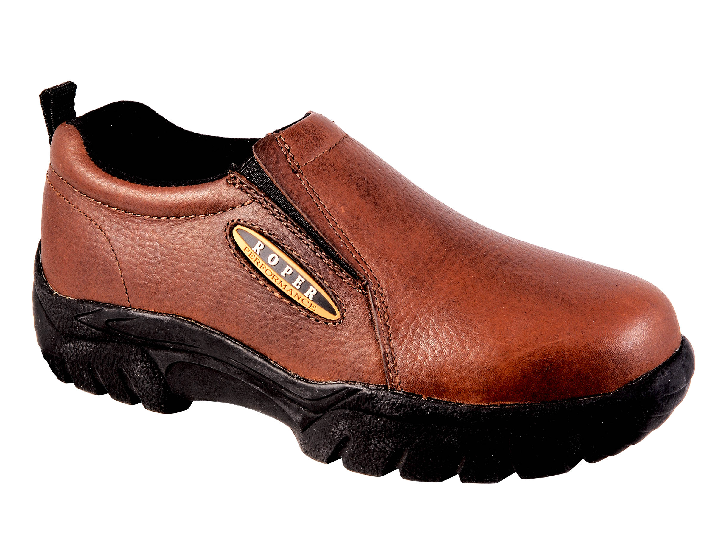 Performance Slip On Womens Bay Brown Leather