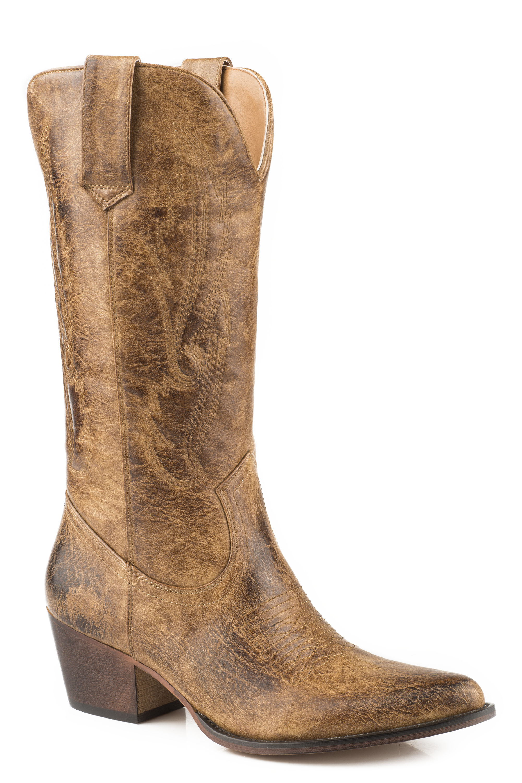 Nettie Womens Vintage Burnished Tan