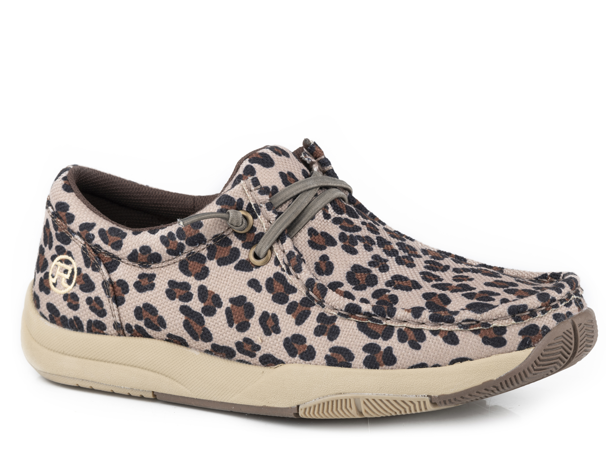 Clearcut Low Womens Tan Leopard Heavy Canvas Upper